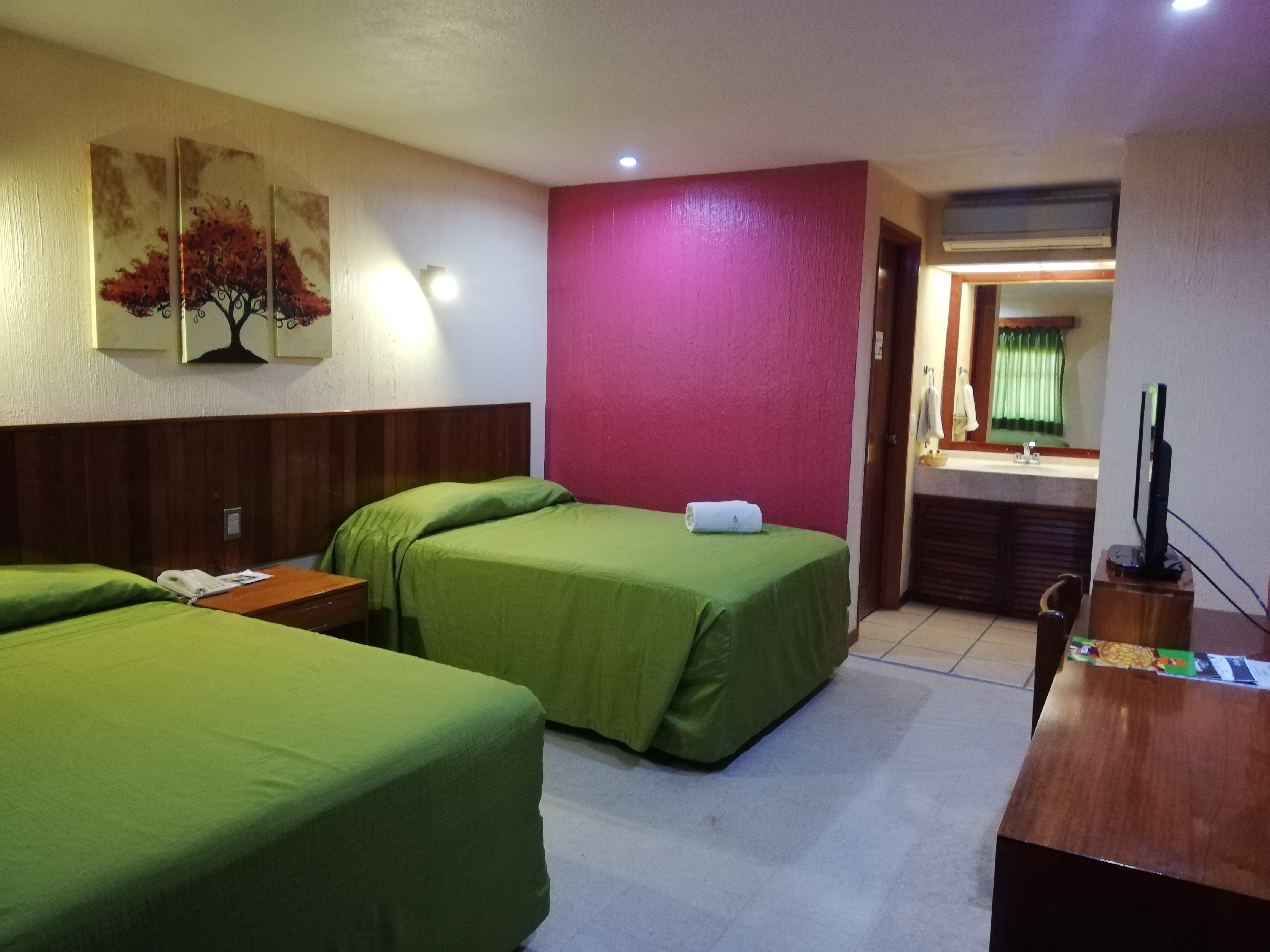 Double Two Double Beds