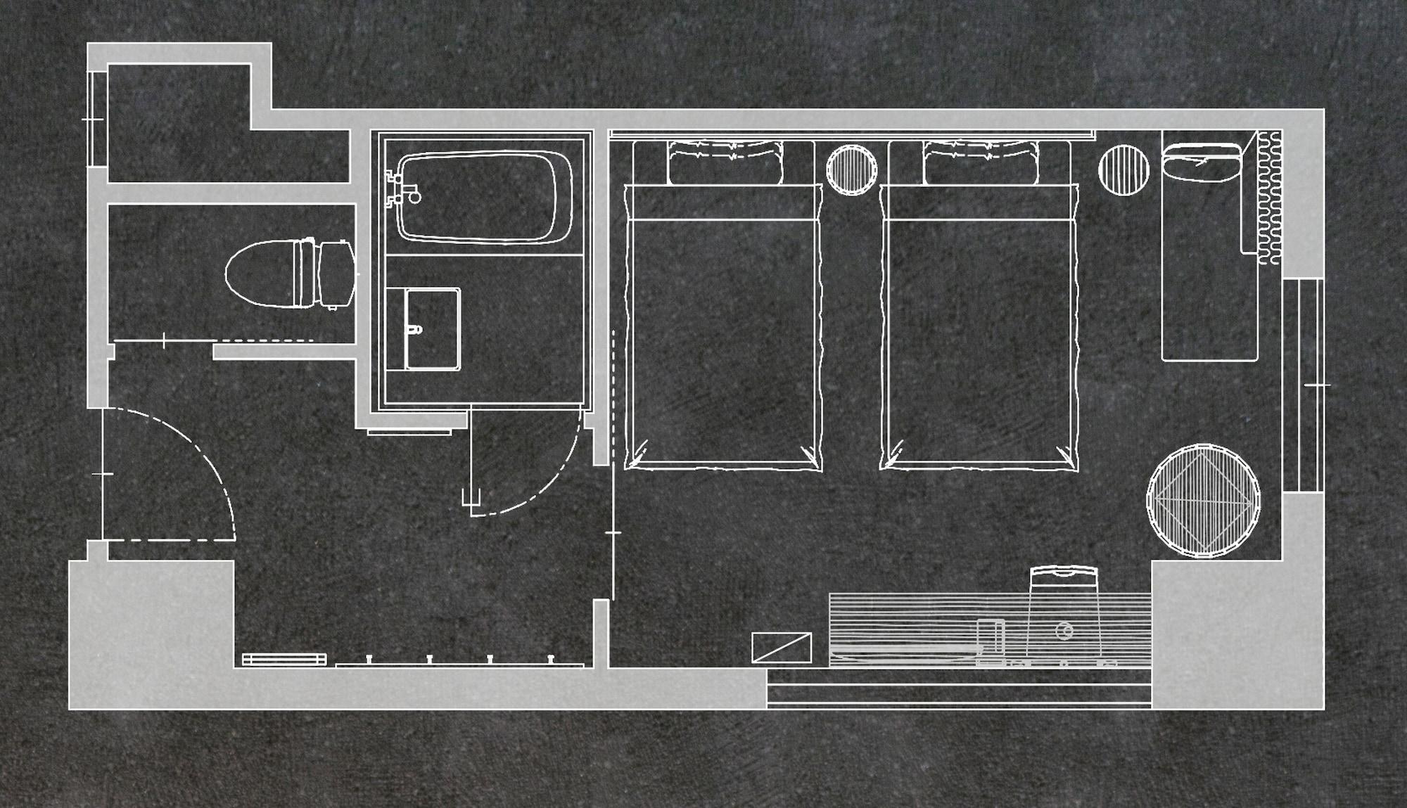 Twin Deluxe Two Beds