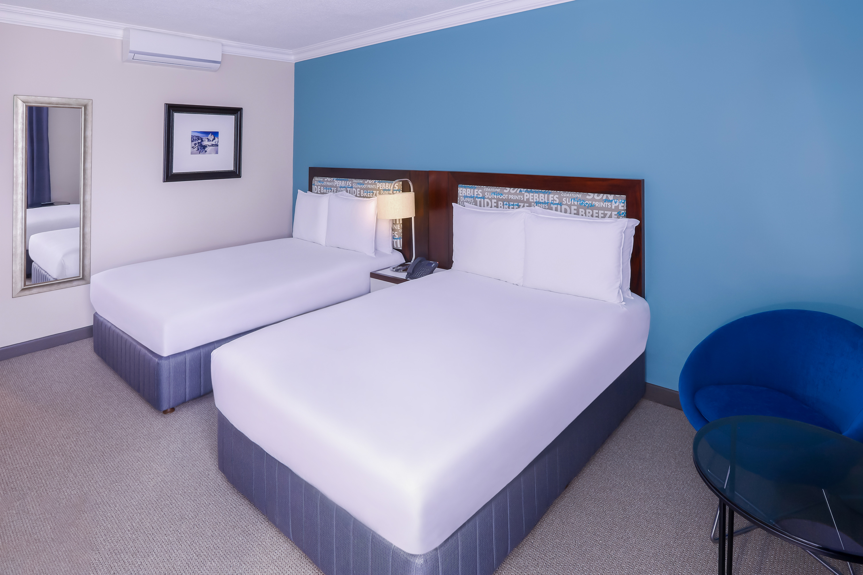 Room Two Double Beds Non Smoking