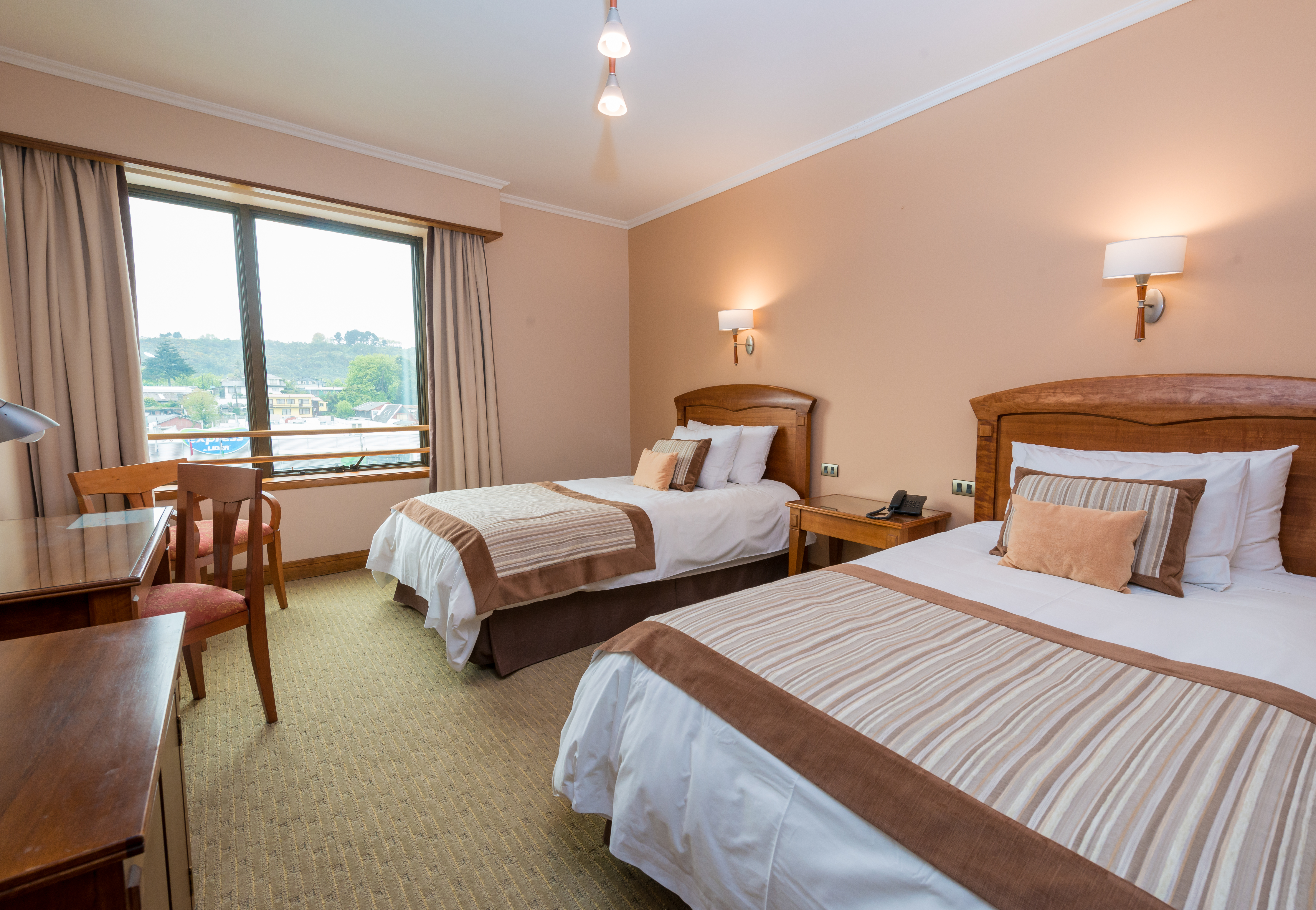 Double City View Two Beds