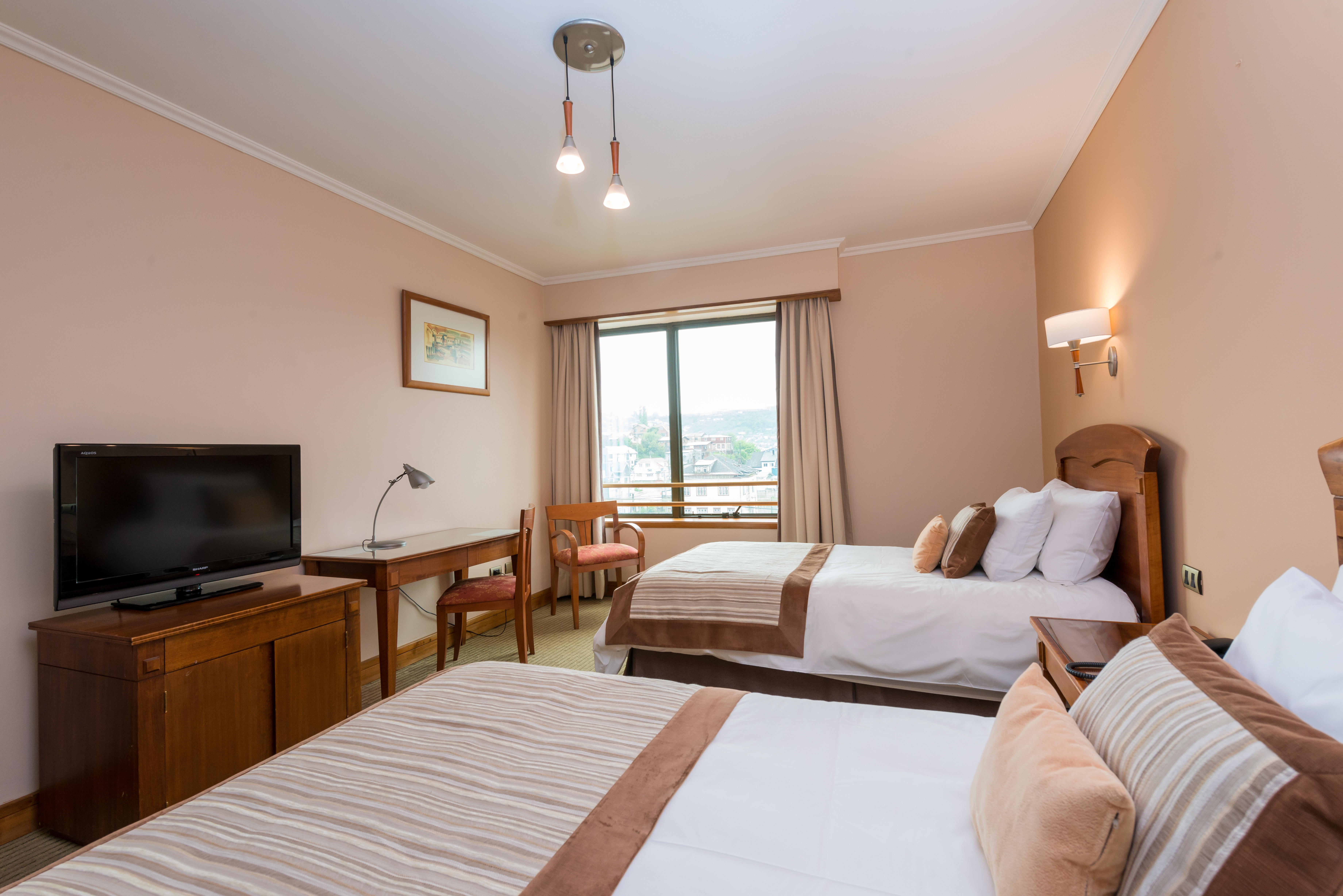 Double City View Two Beds