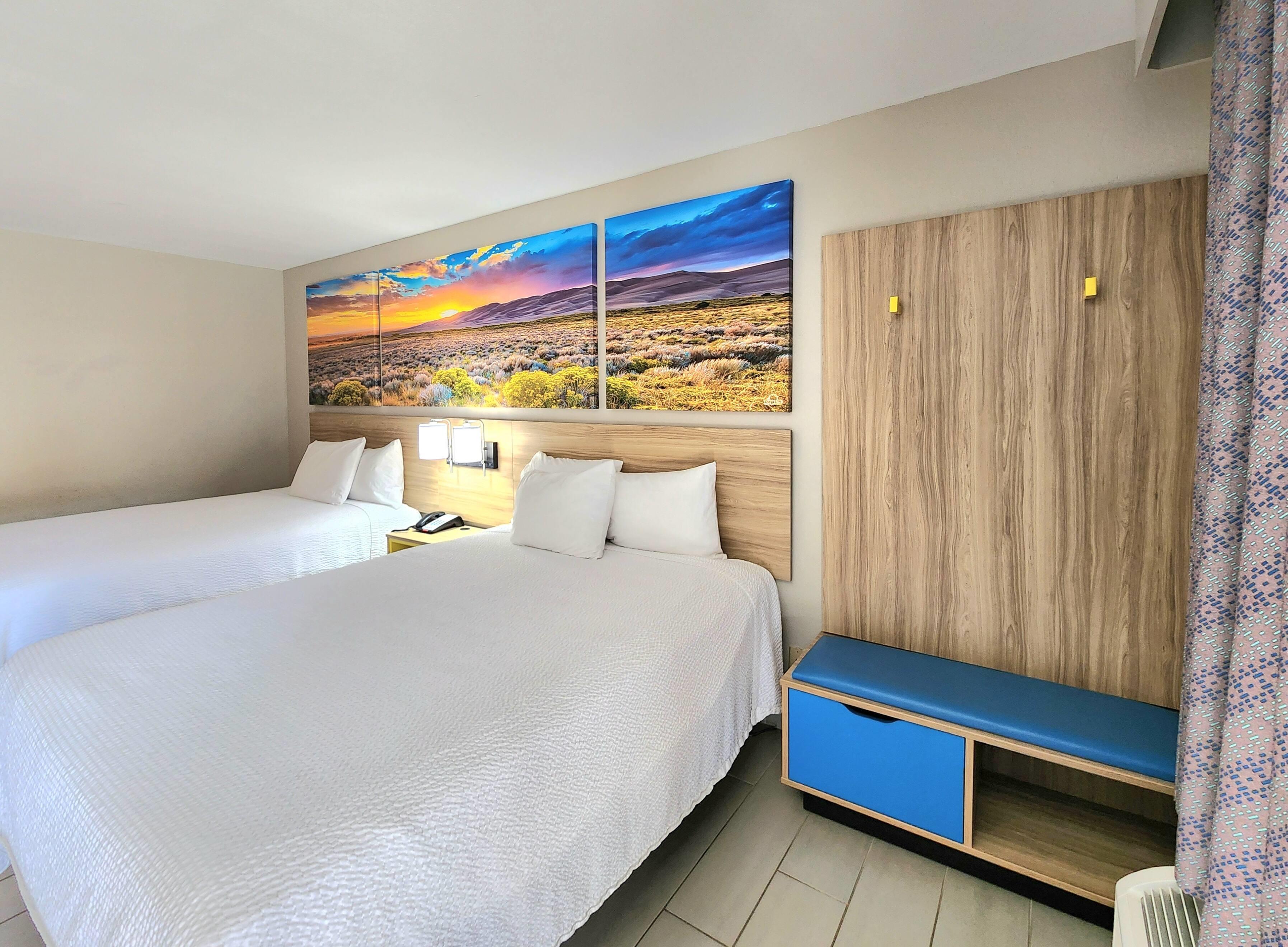 Quadruple Two Queen Beds