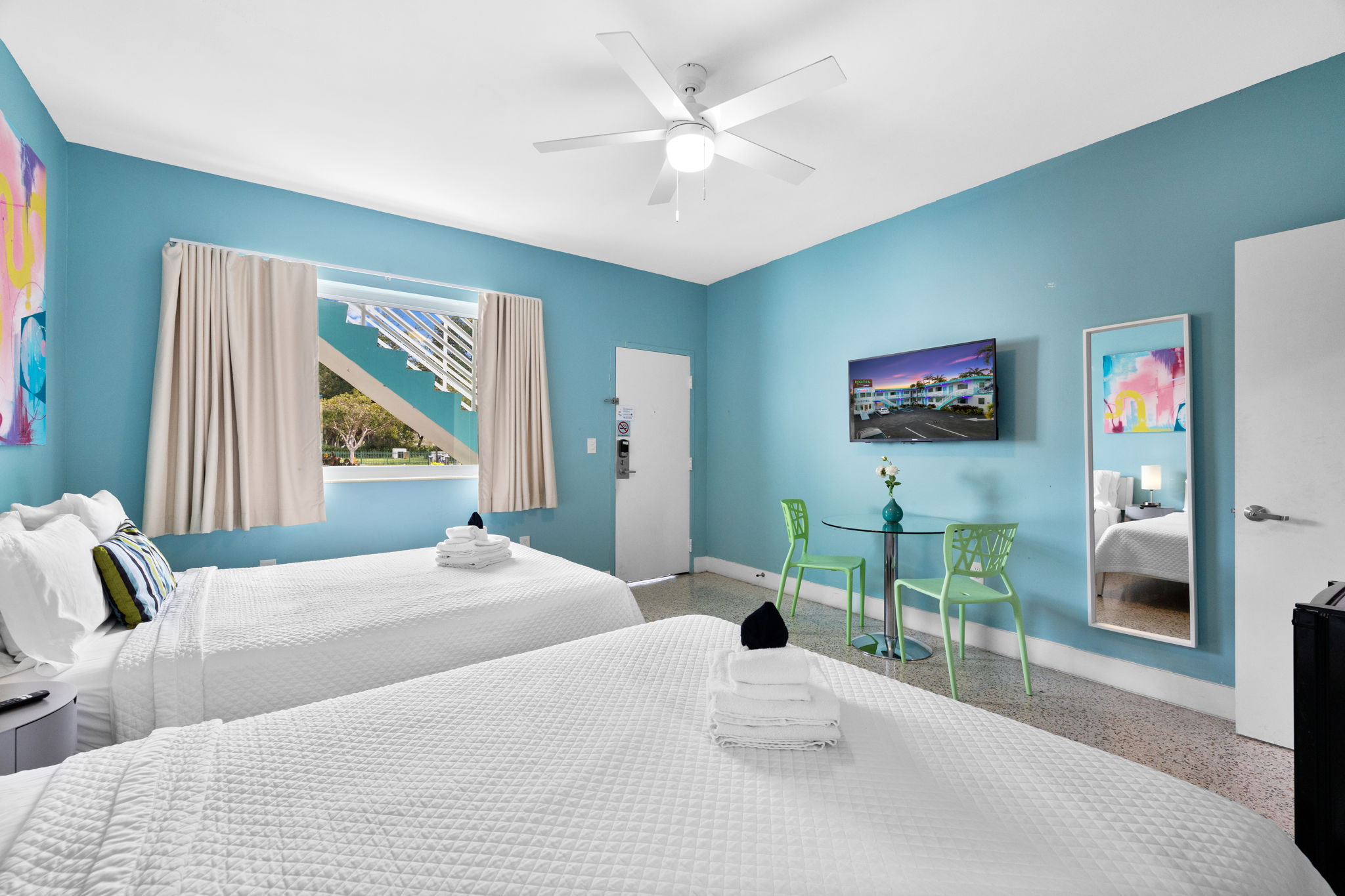 Quadruple with Double Bed