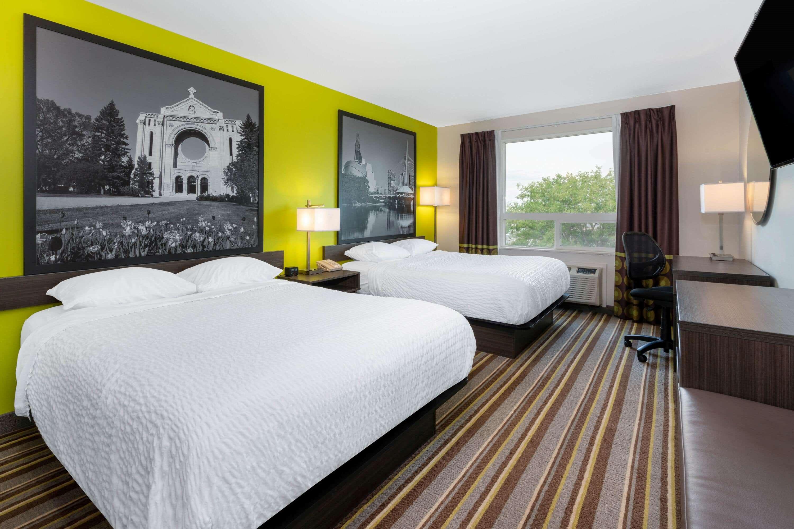 Double Two Queen Beds