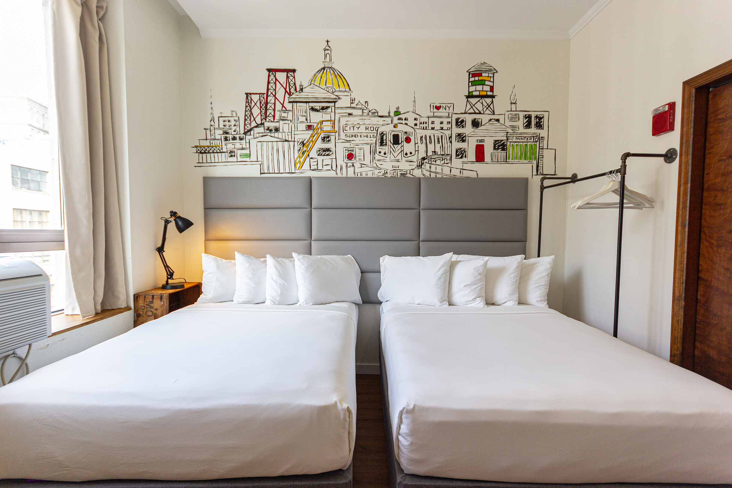 Double Two Double Beds