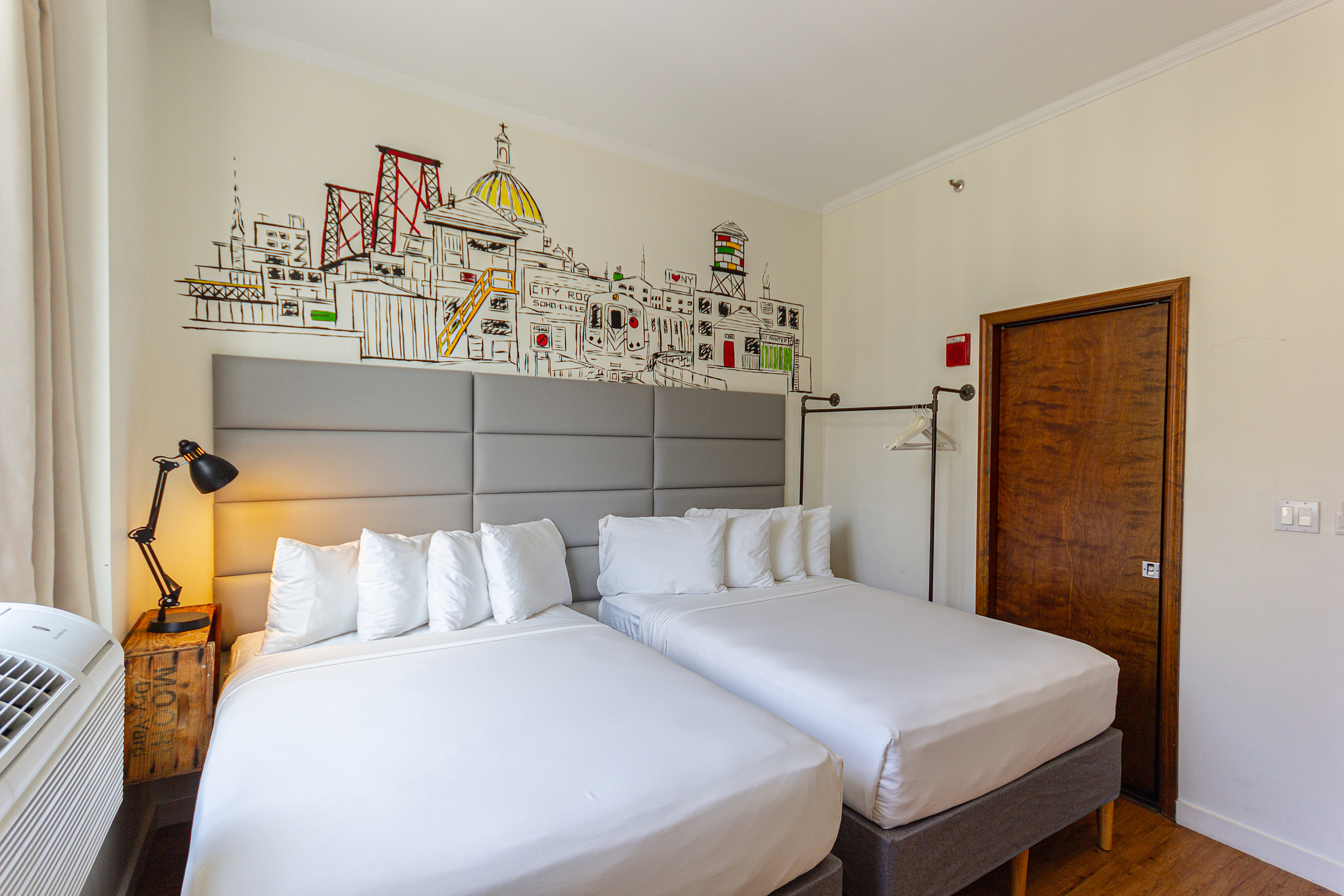 Double Two Double Beds