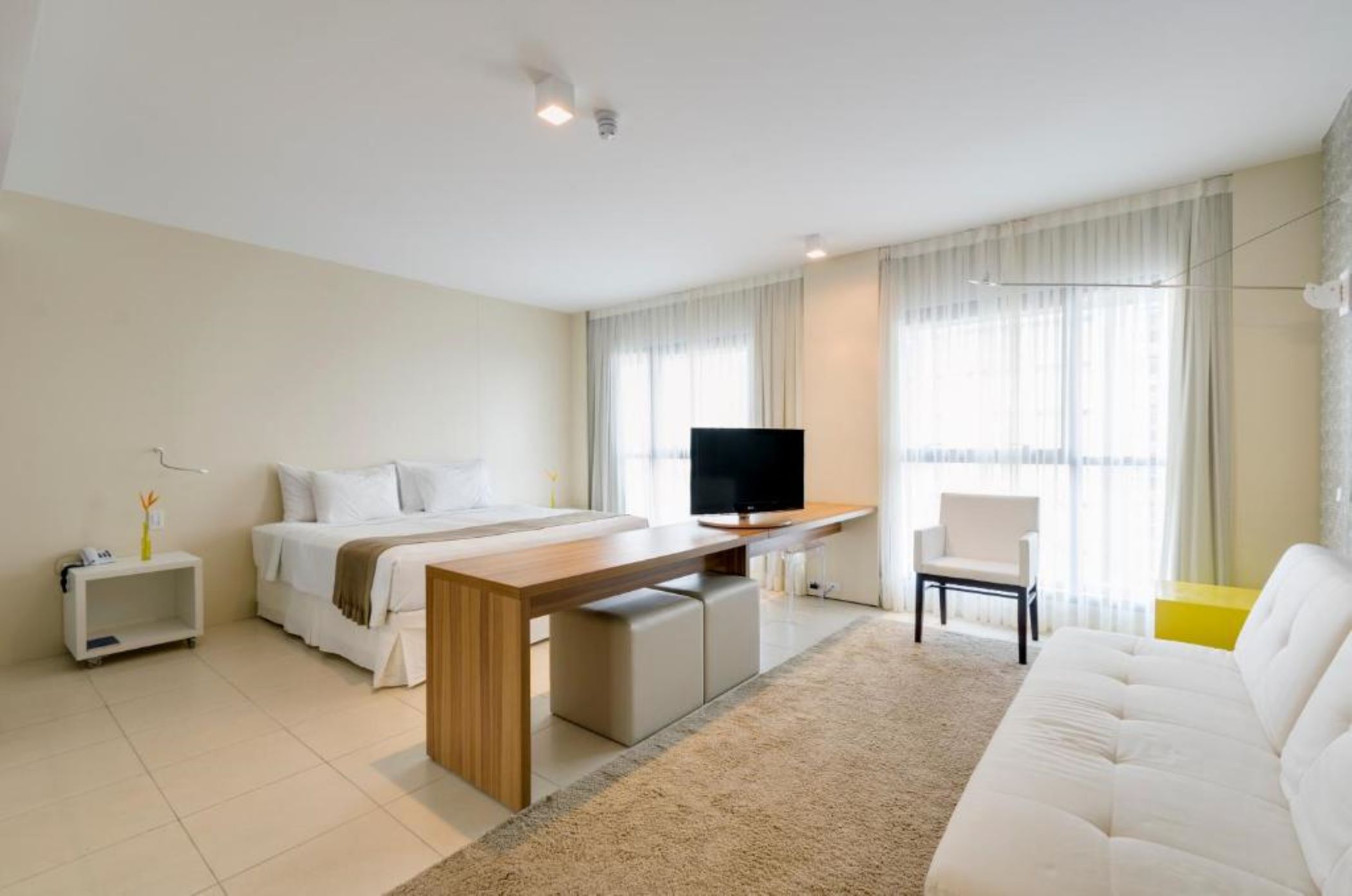 Twin Partial Sea View