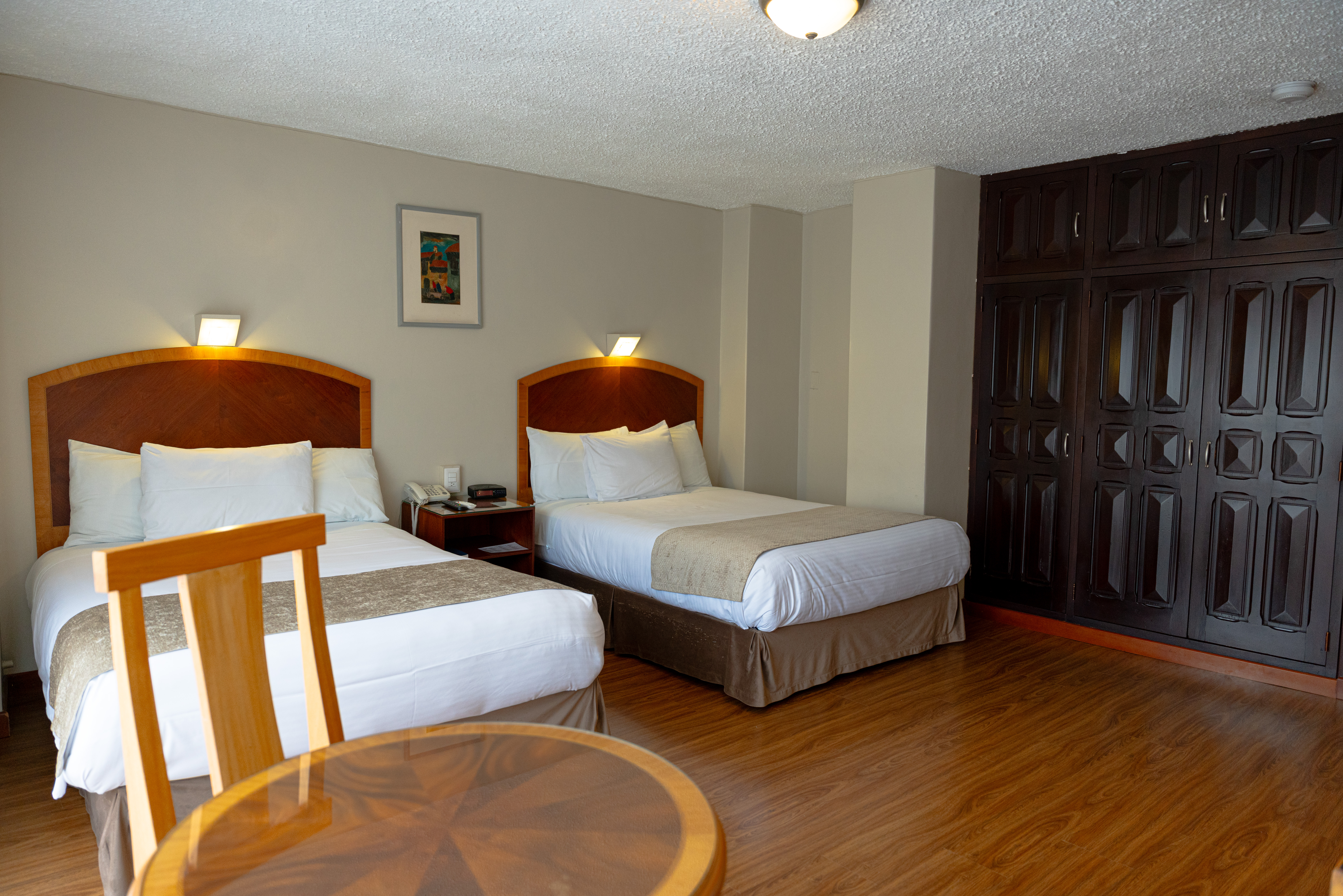 Double or Twin City View Two Beds