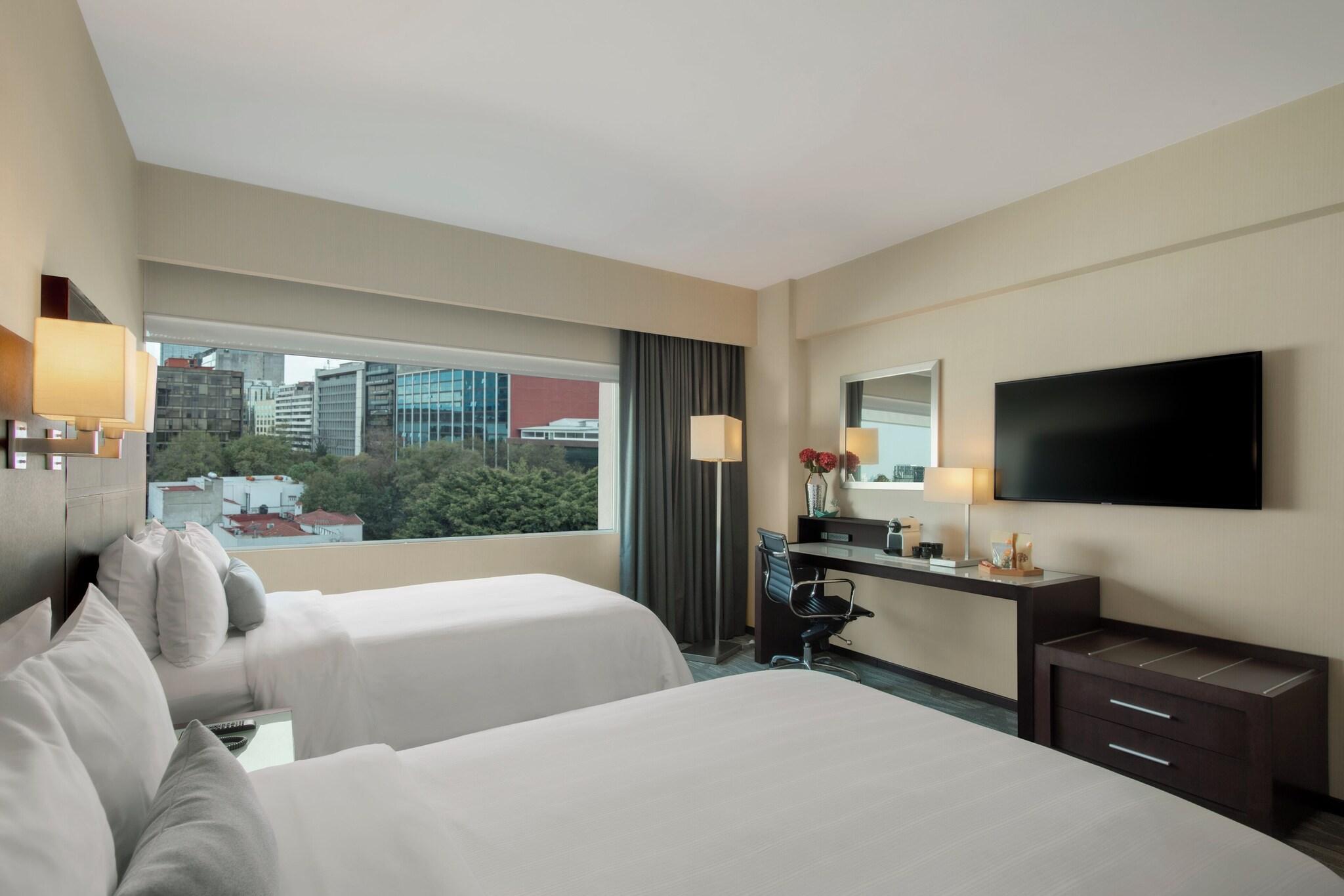 Double Two Double Beds