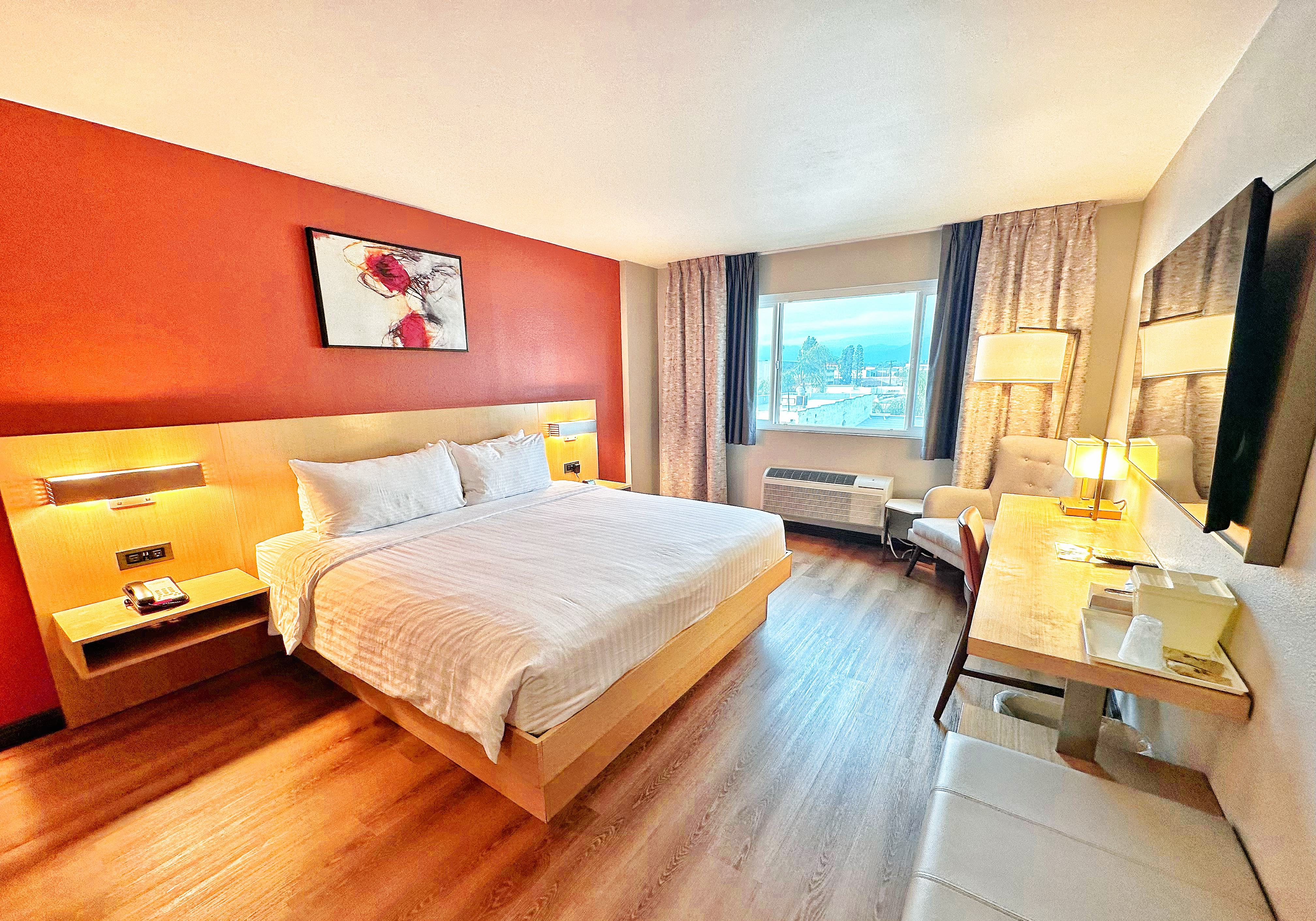 Double King Bed One Bedroom 