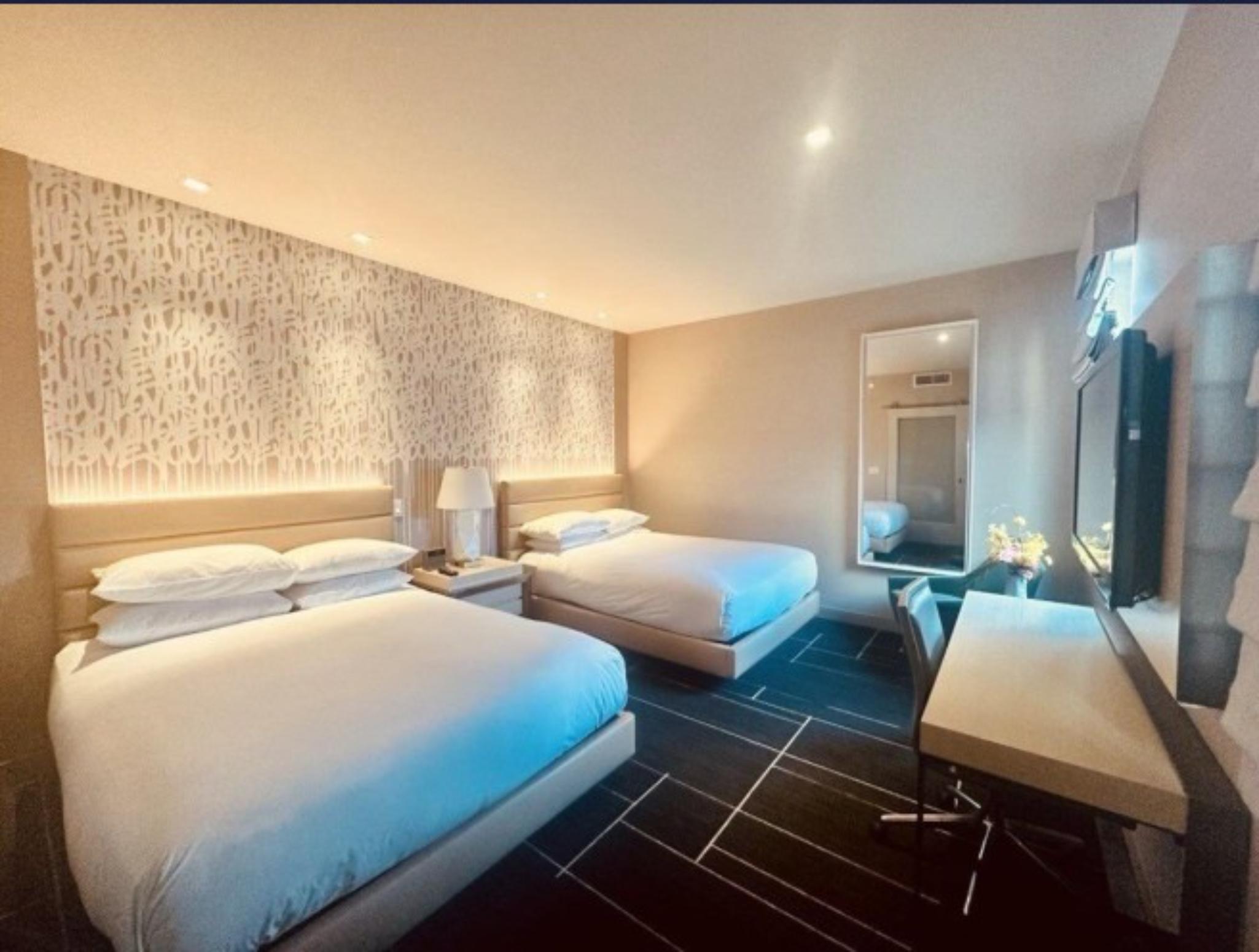 Double Two Queen Beds