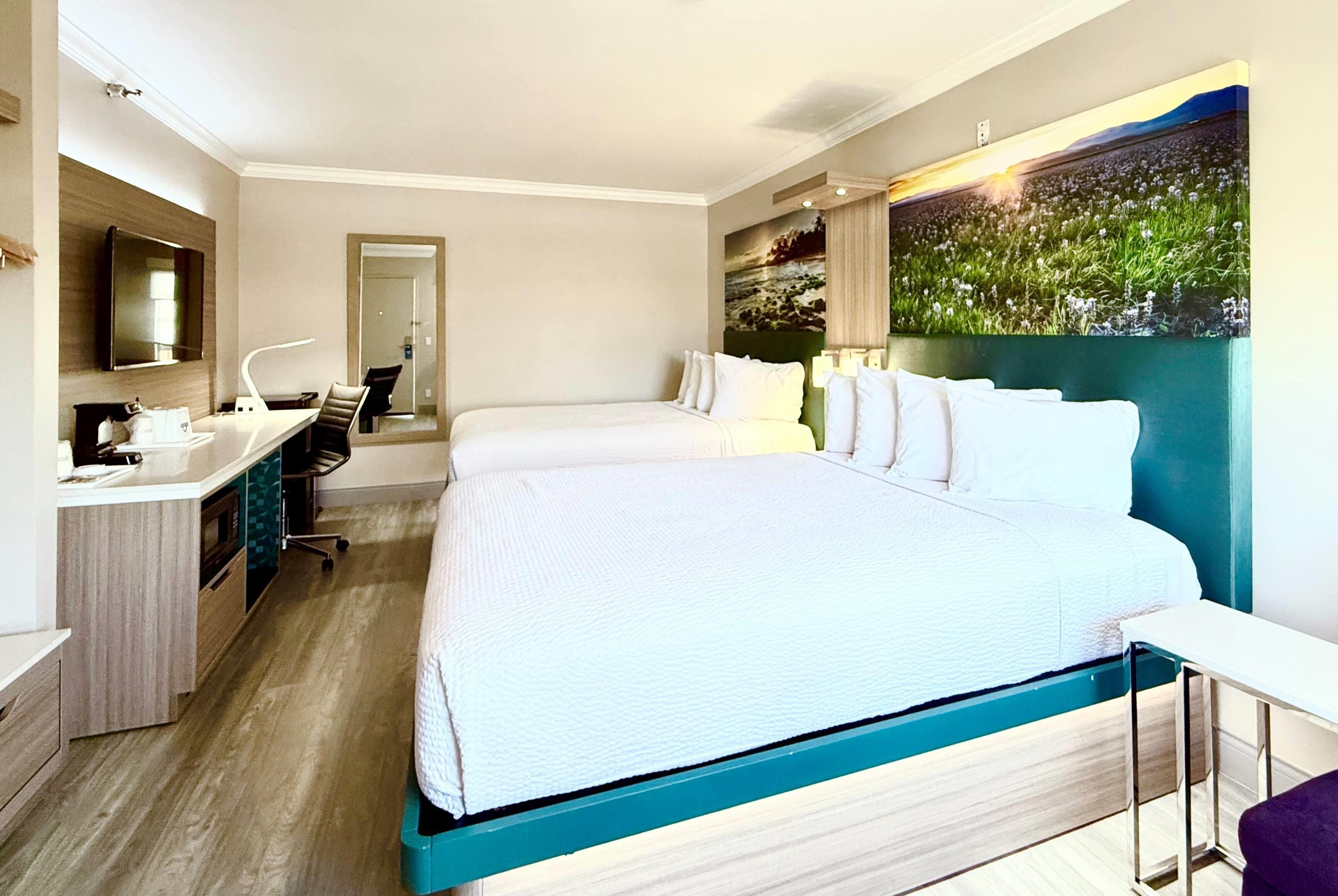 Quadruple Two Queen Beds