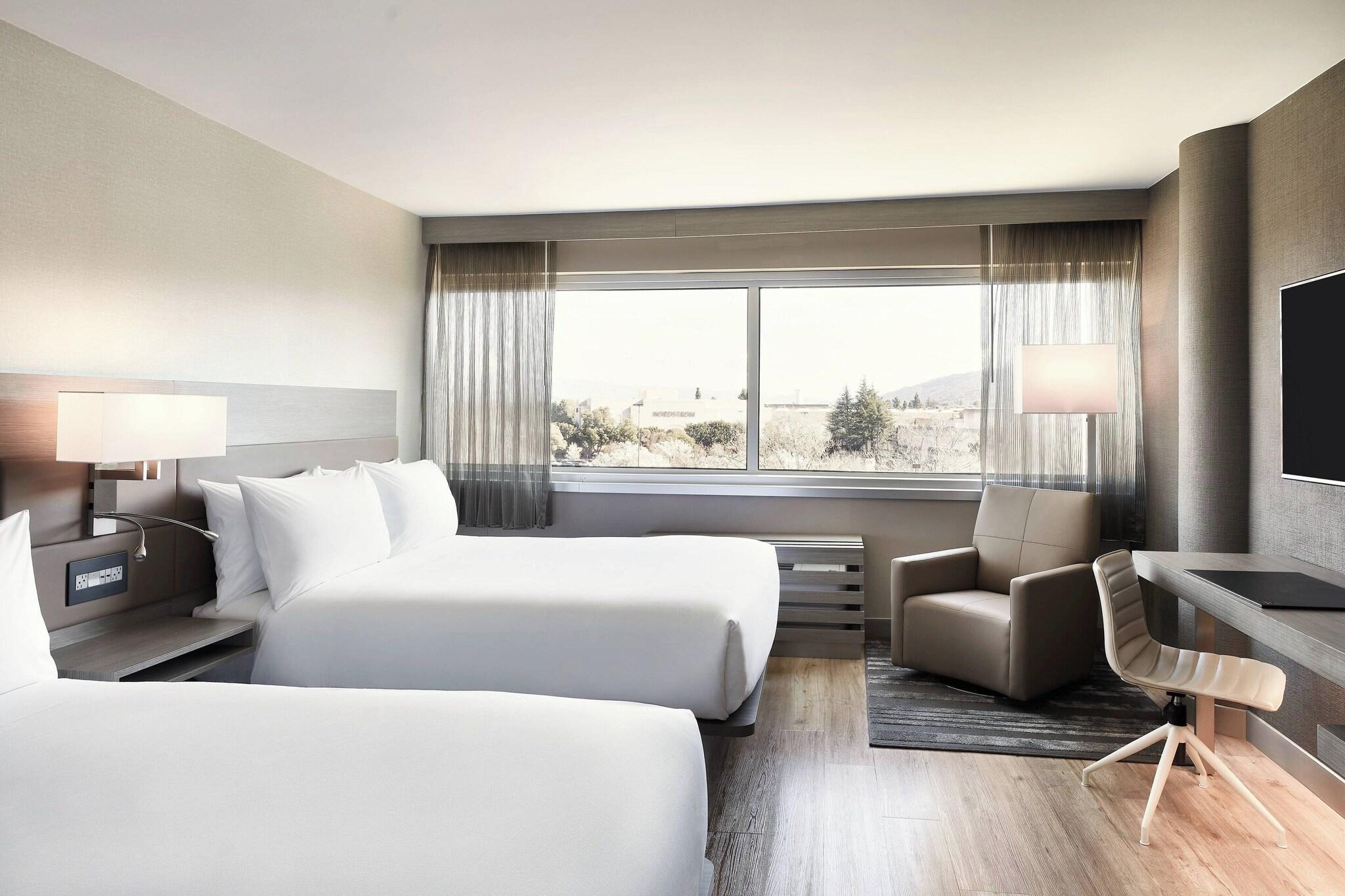 Quadruple City View Two Double Beds