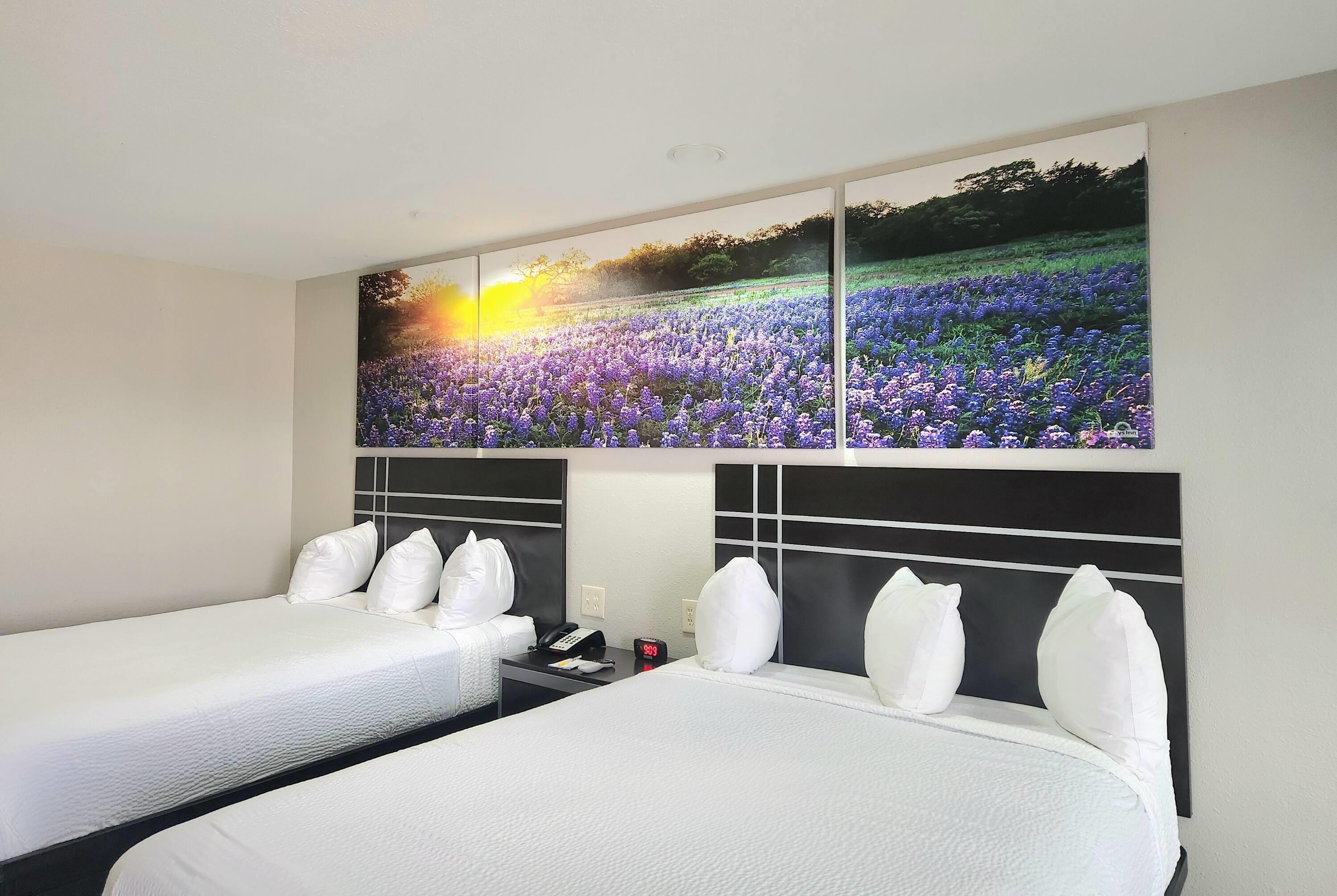 Quadruple Two Queen Beds