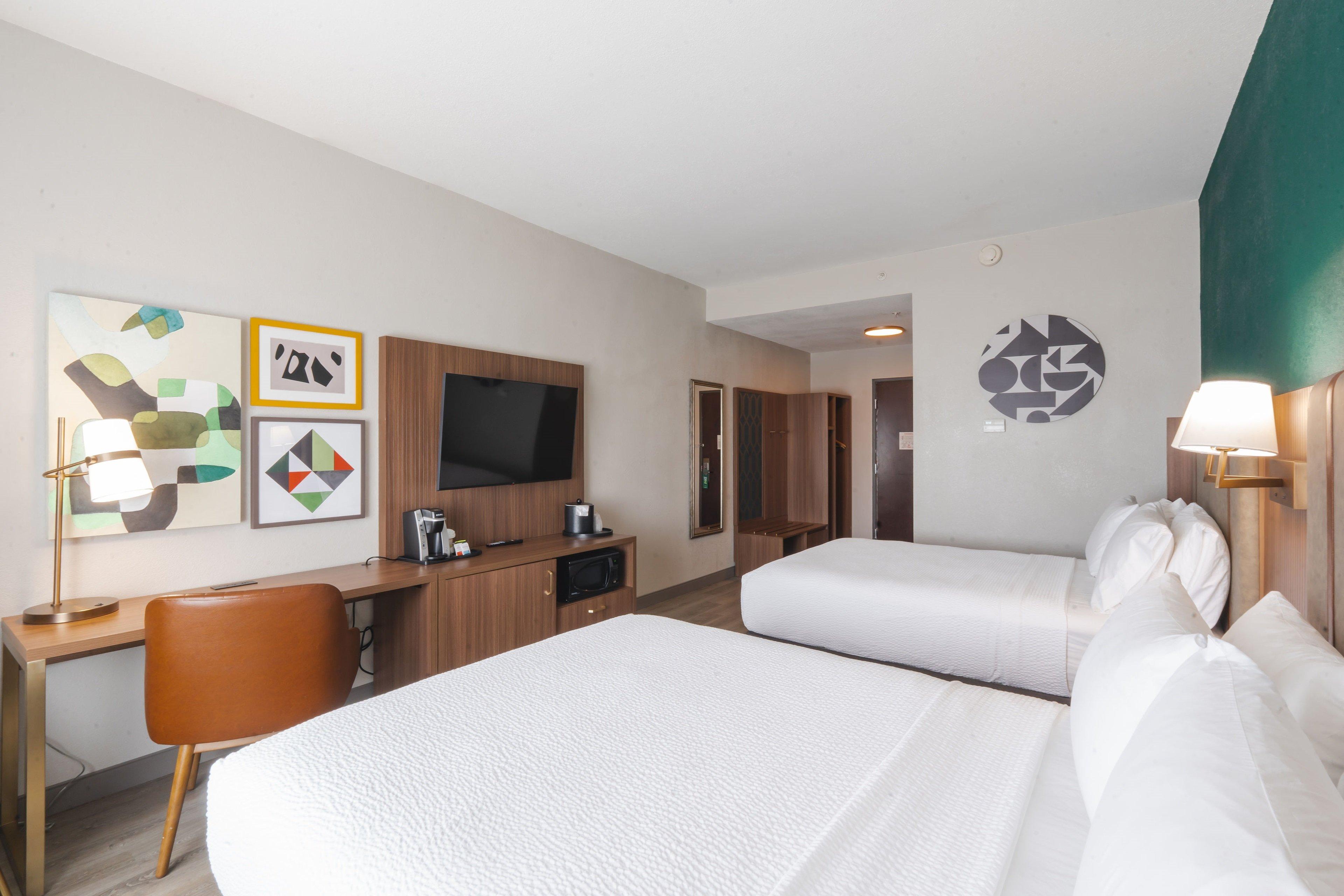 Double Two Queen Beds