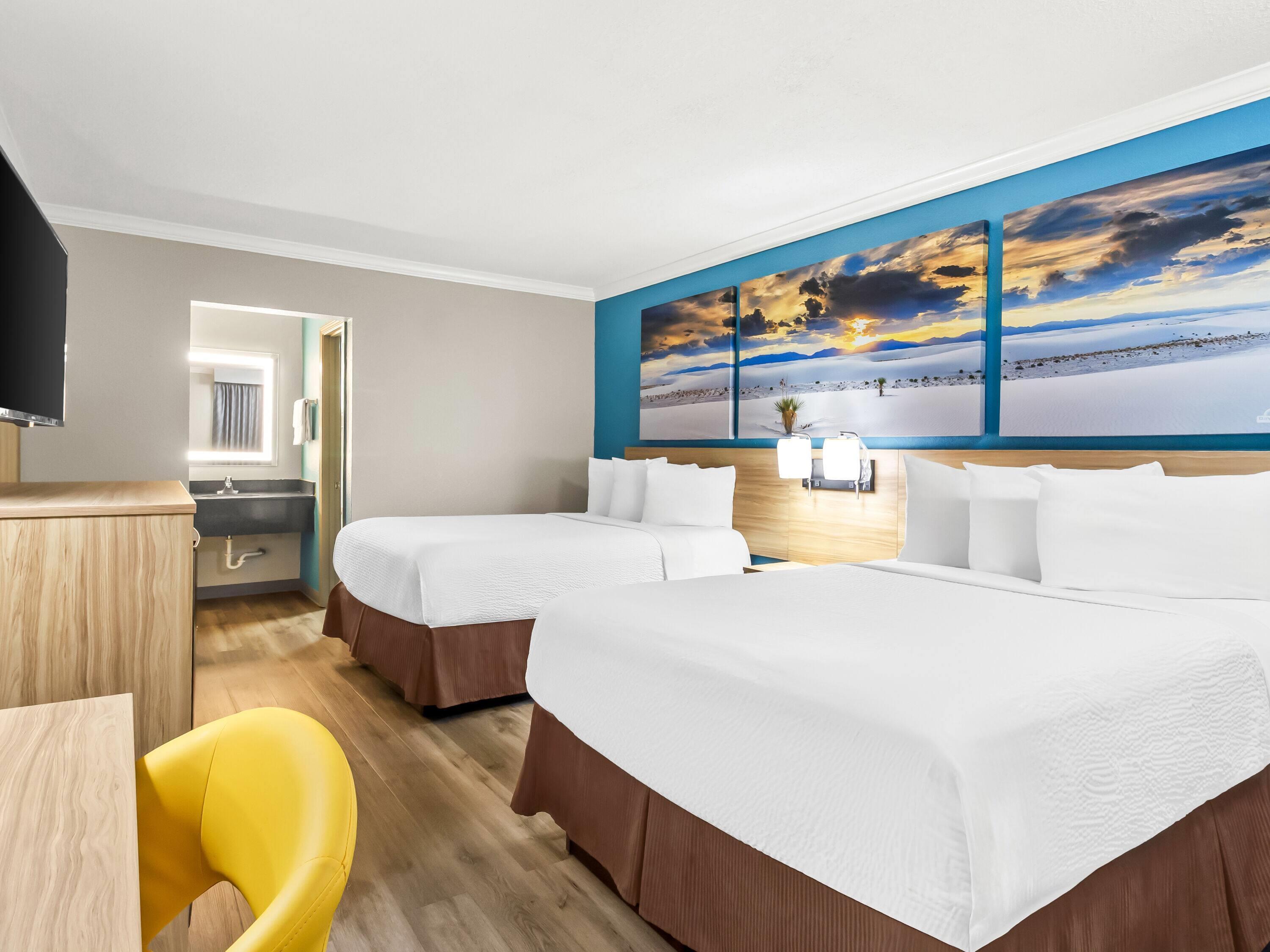 Quadruple Two Double Beds