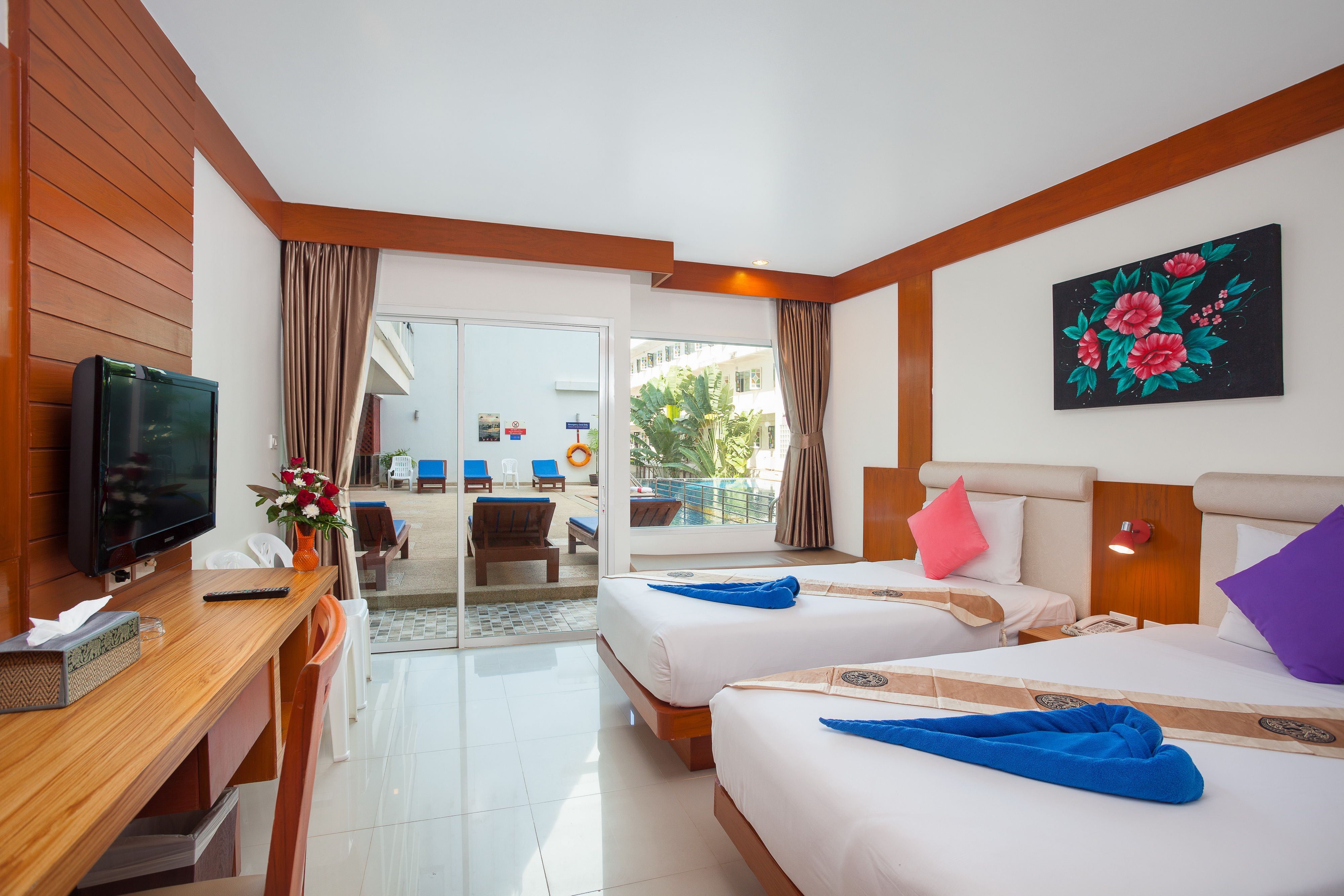 Double or Twin Deluxe Pool View