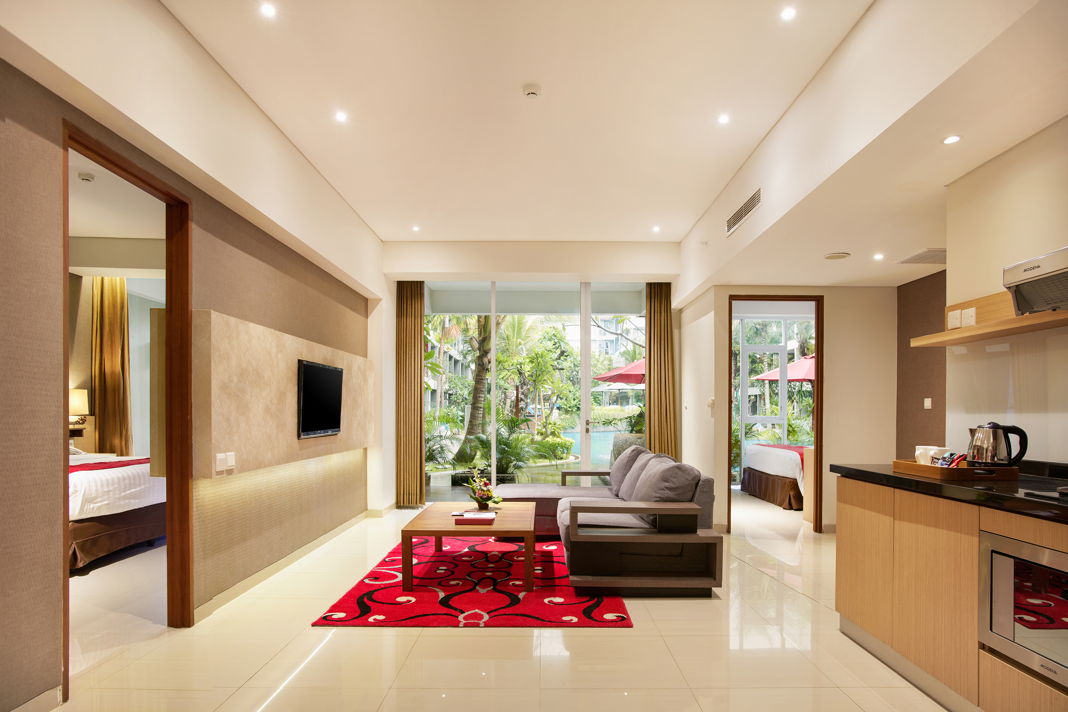 Family Room Pool View