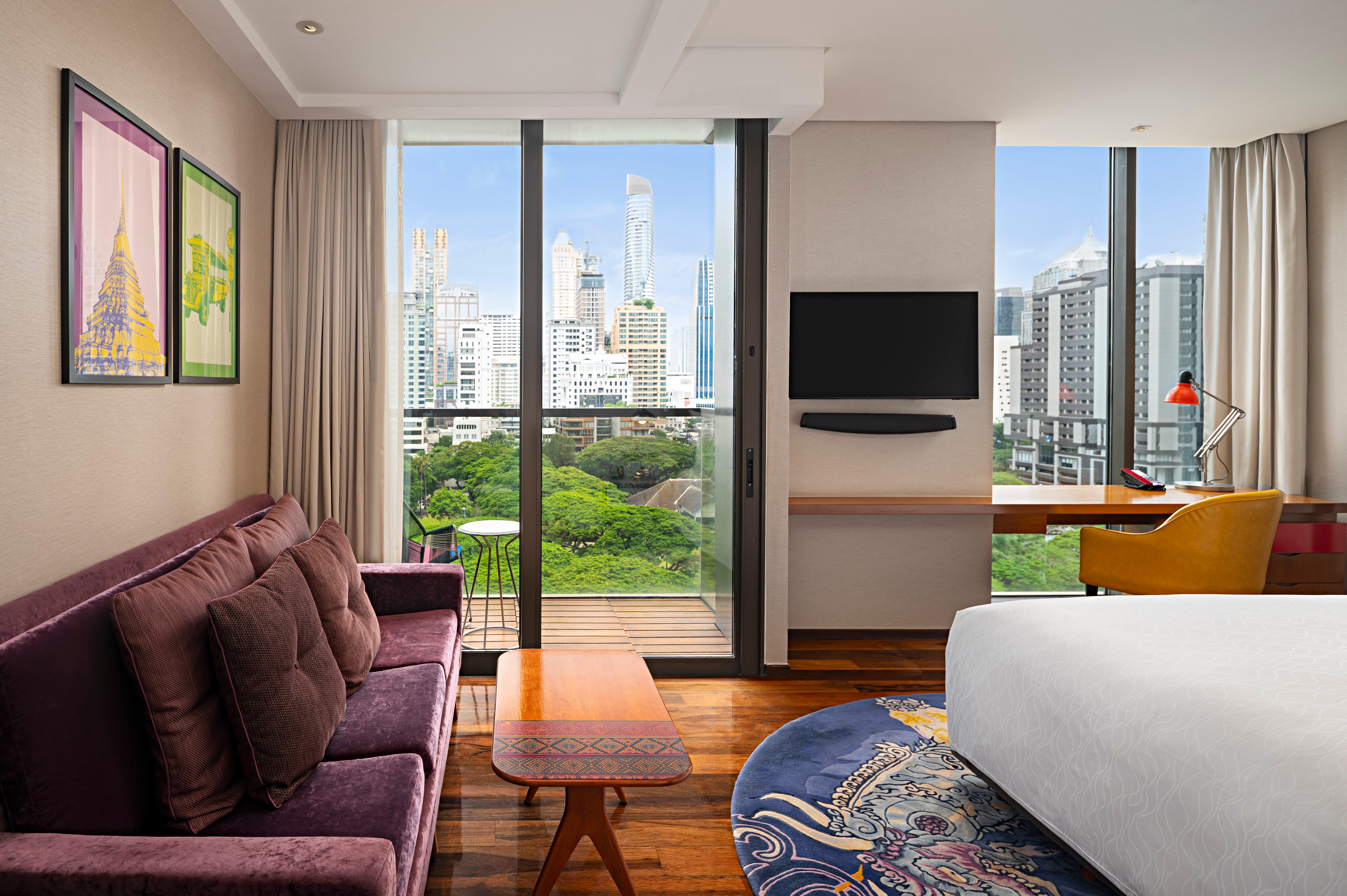 Double Garden View with Balcony