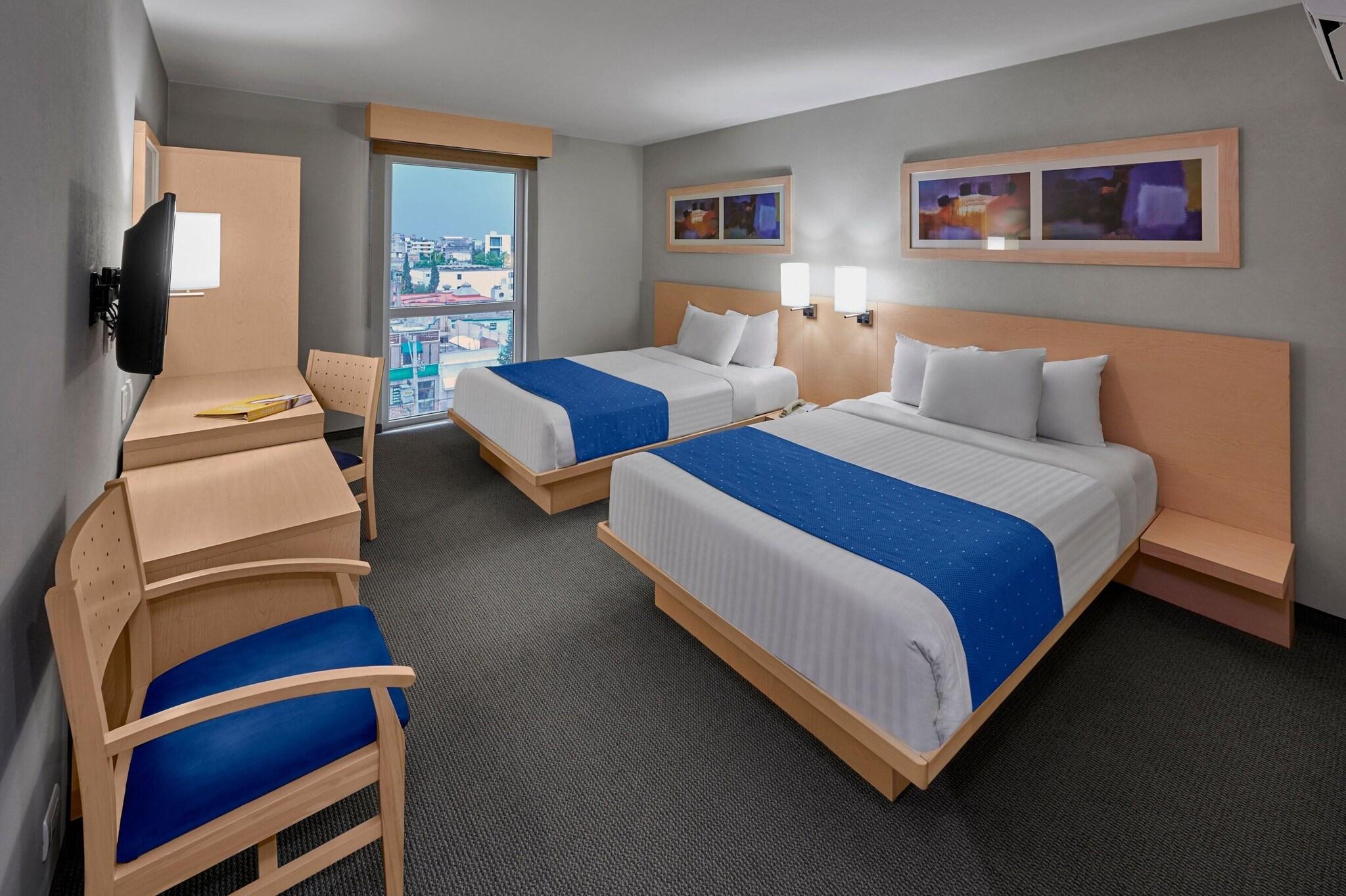 Double Two Double Beds