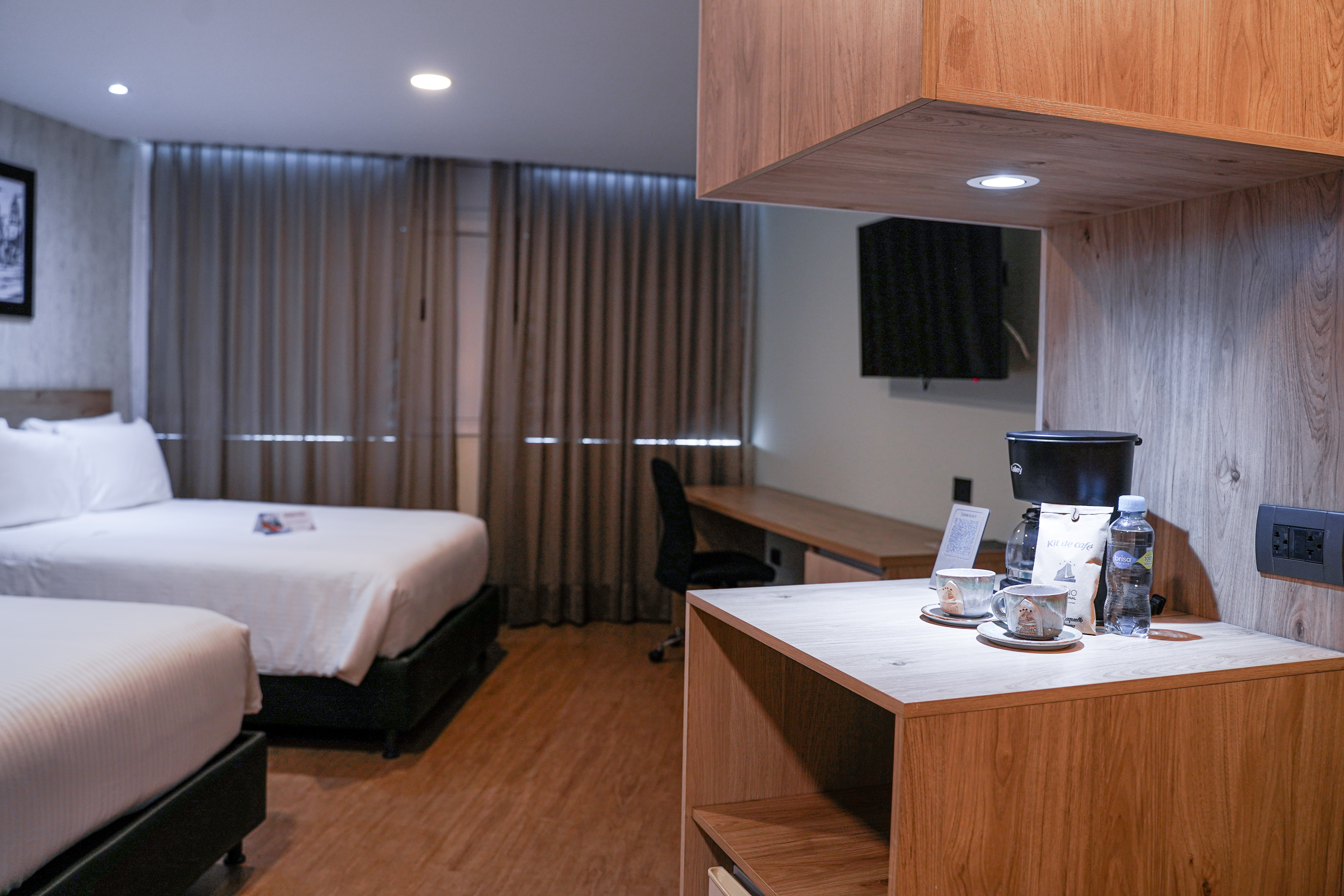 Double Two Double Beds