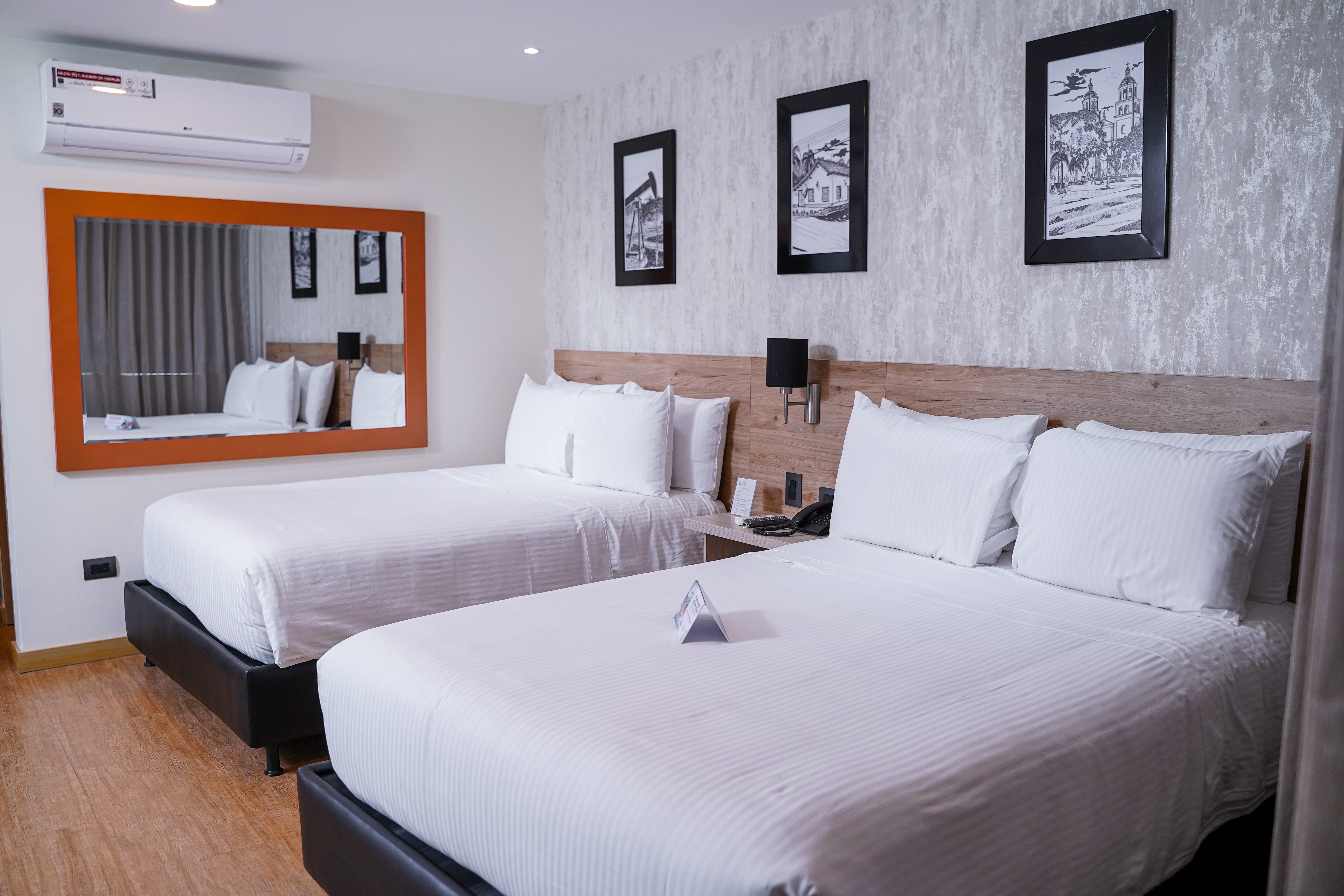 Double Two Double Beds