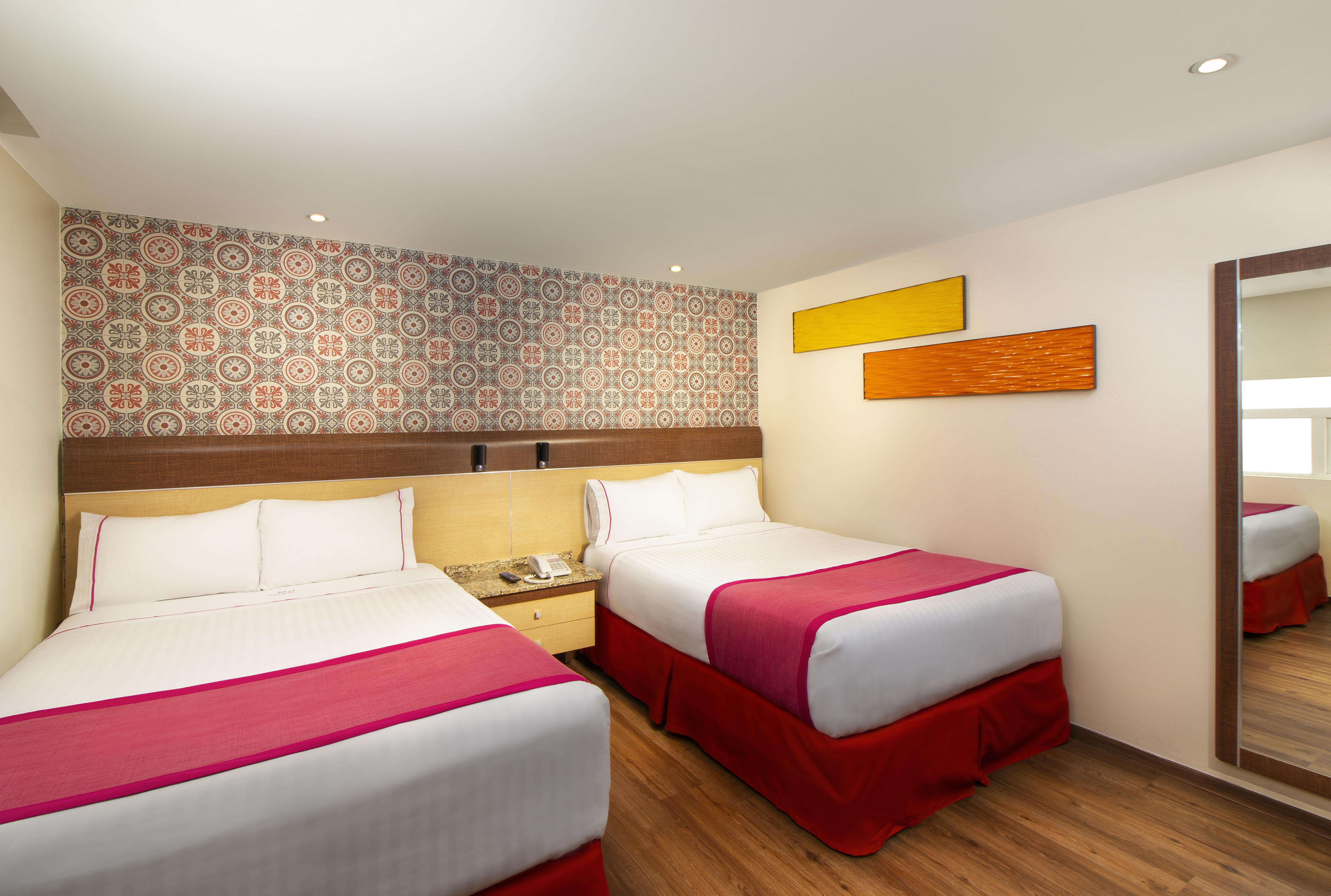 Double Two Double Beds