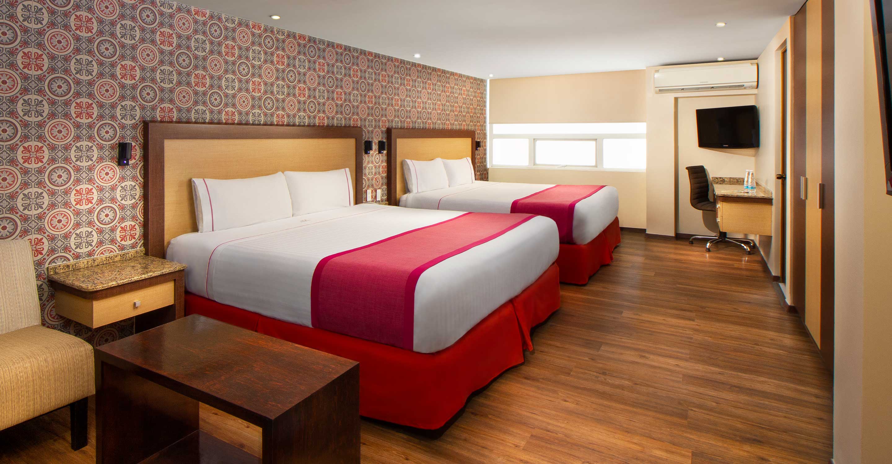 Quadruple Two Double Beds