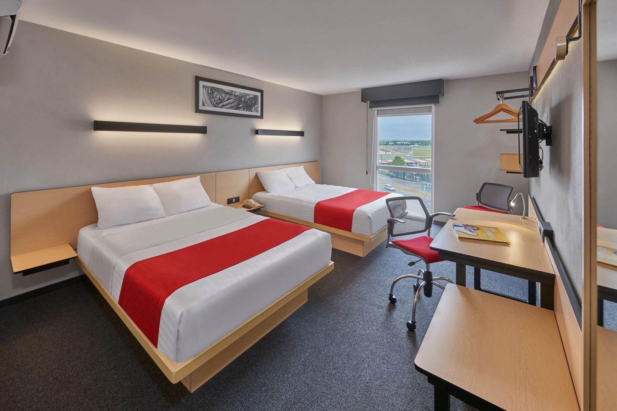 Double Two Double Beds