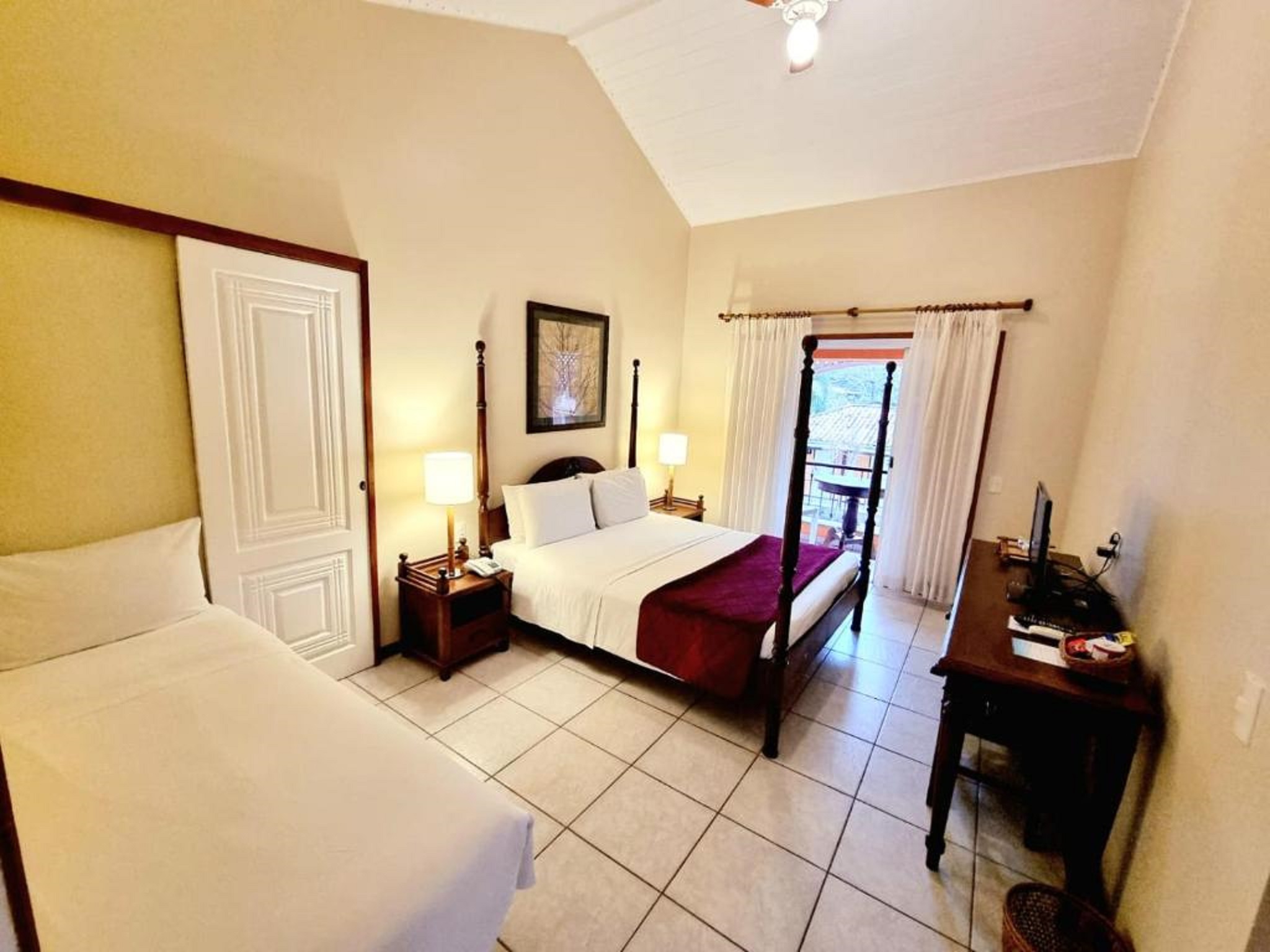 Triple Garden View with Balcony