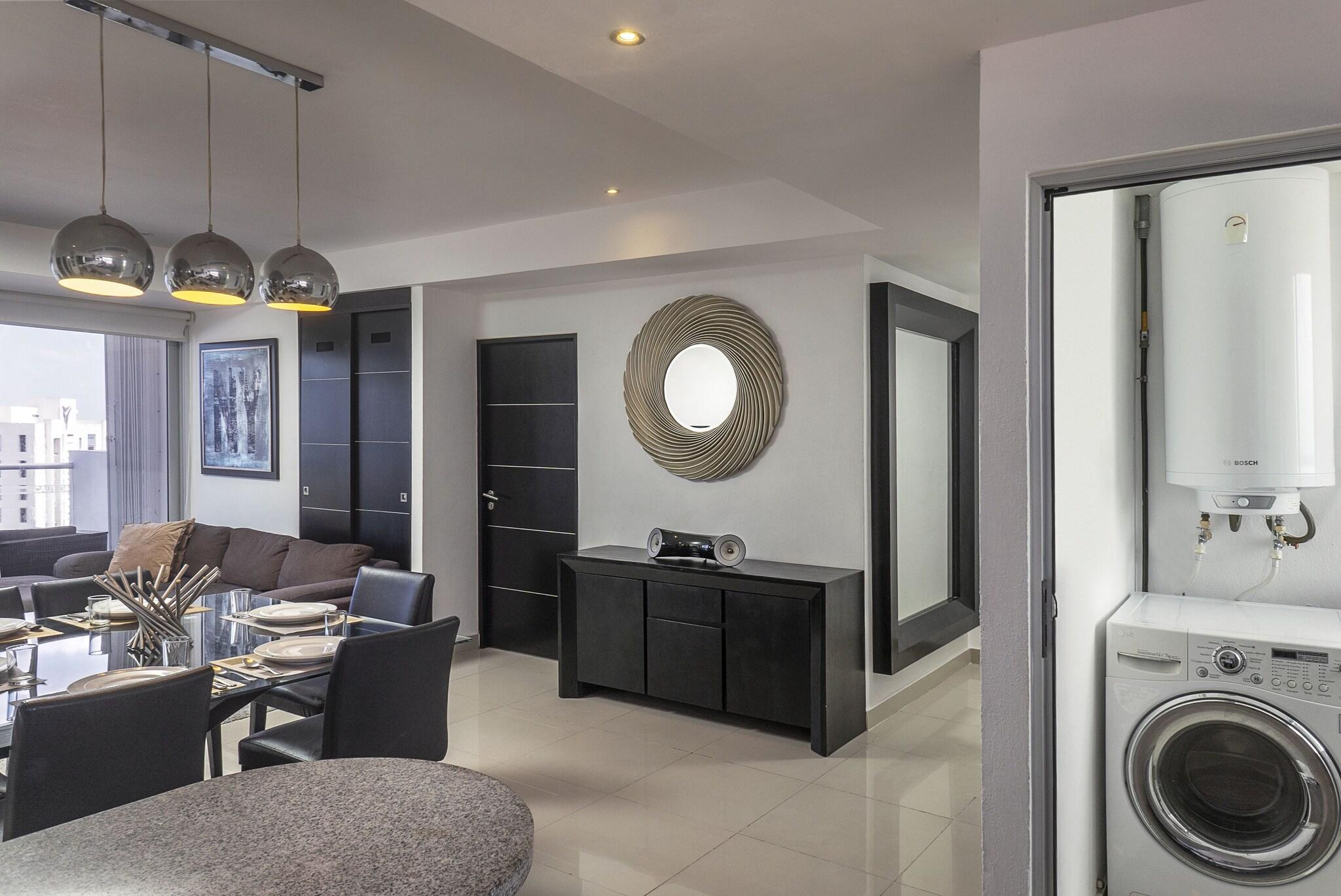 Family Room with Kitchenette with Views