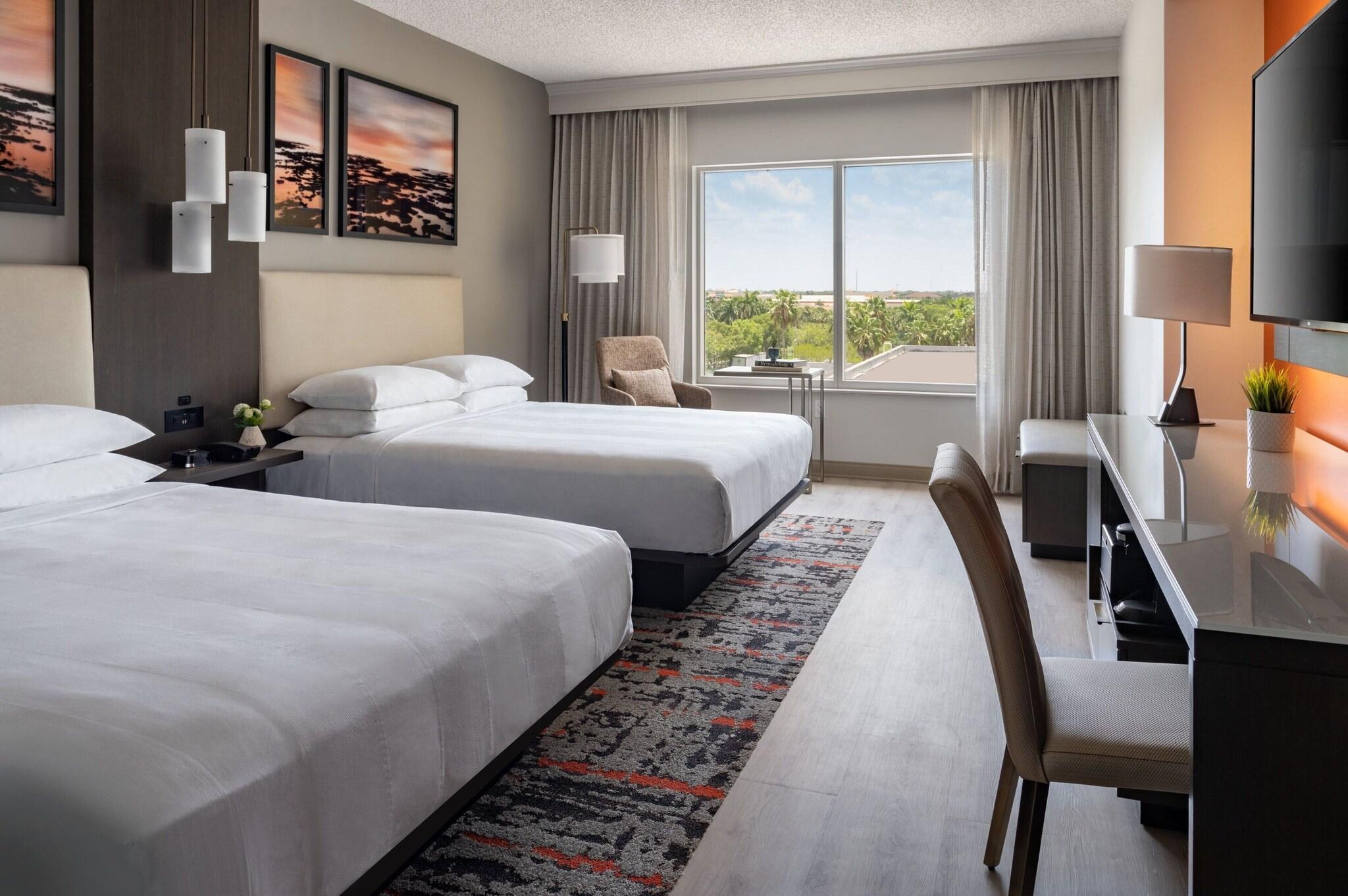 Double Two Queen Beds