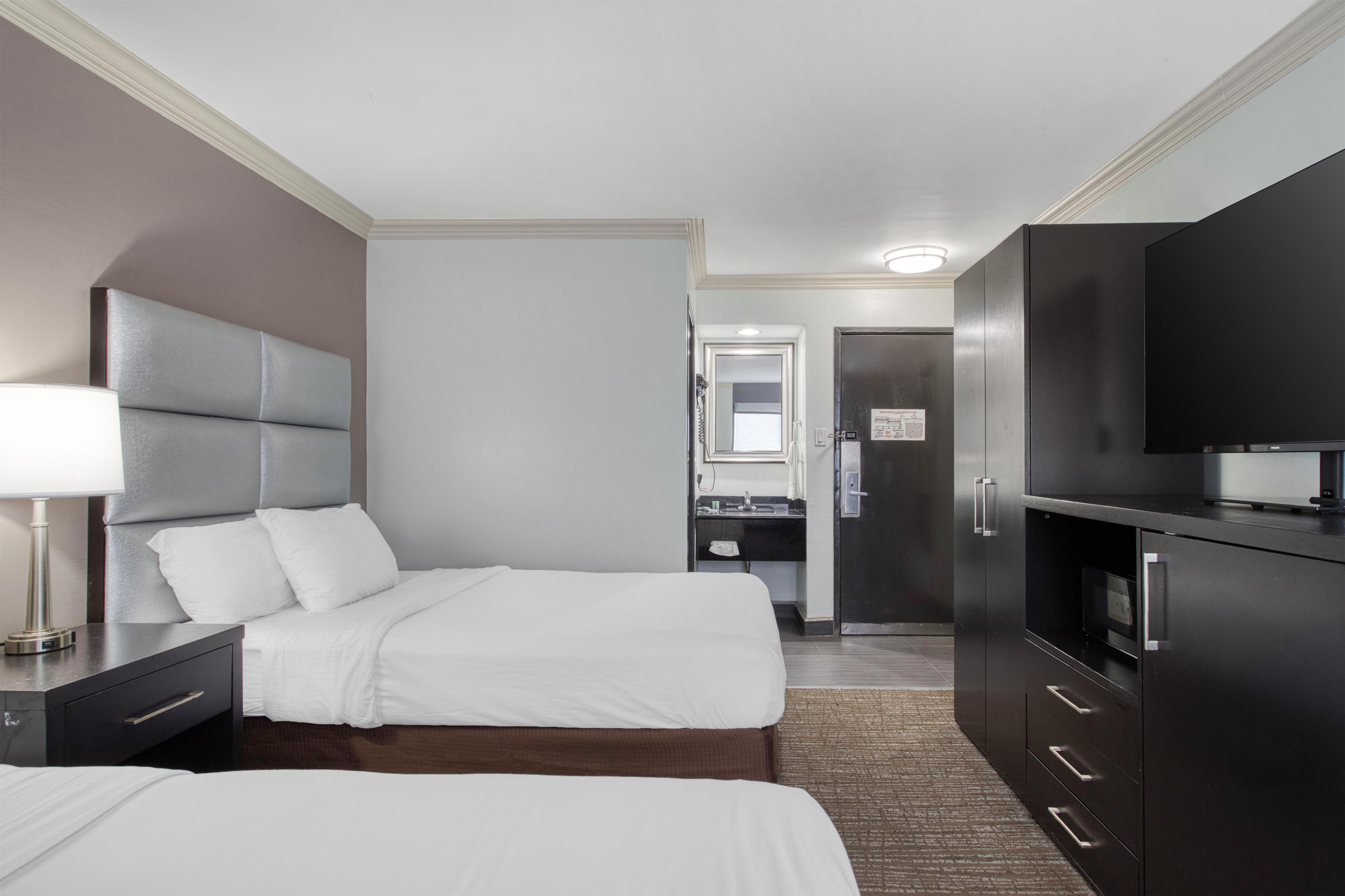 Room Two Double Beds Non Smoking