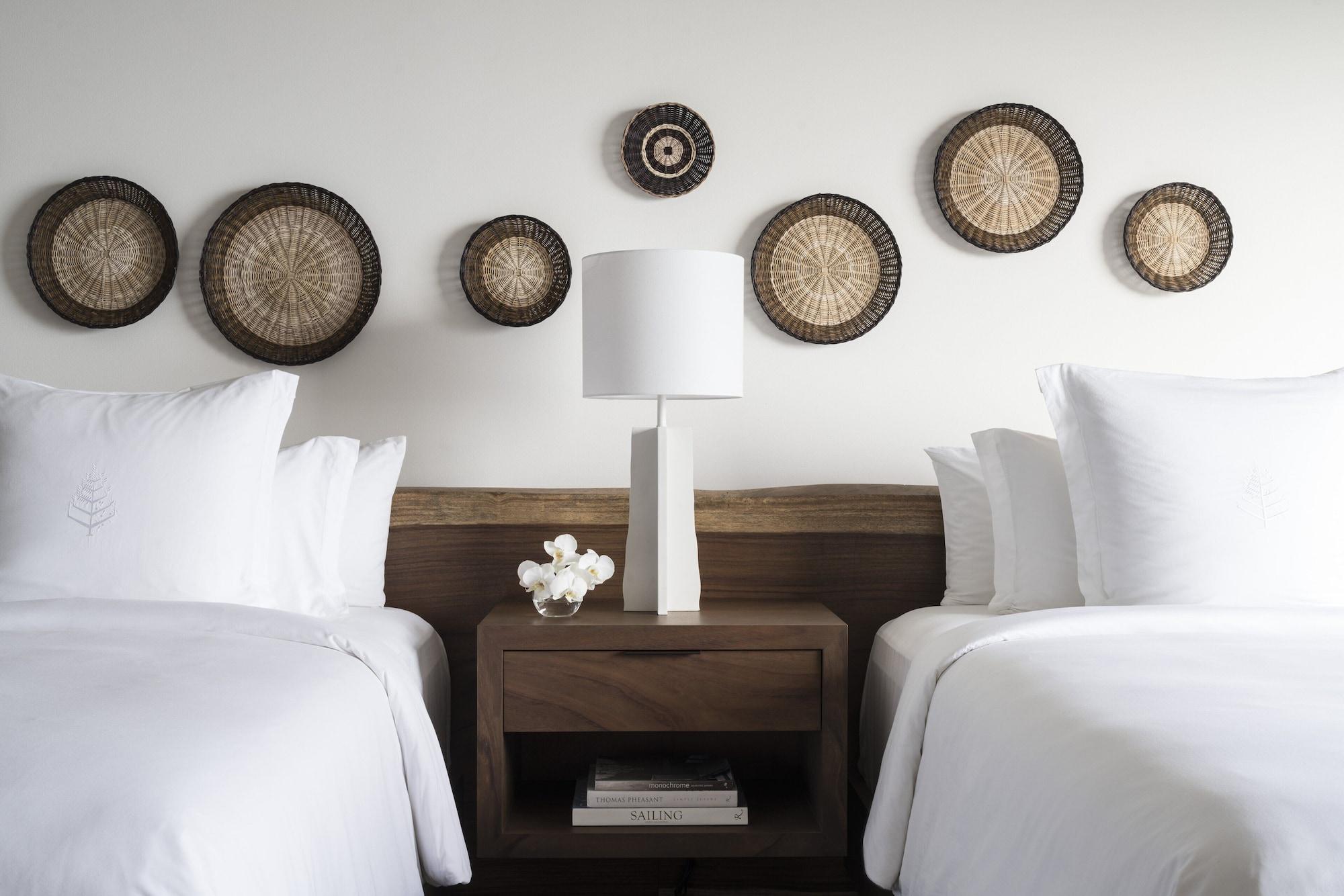 Room Partial Ocean View Two Double Beds