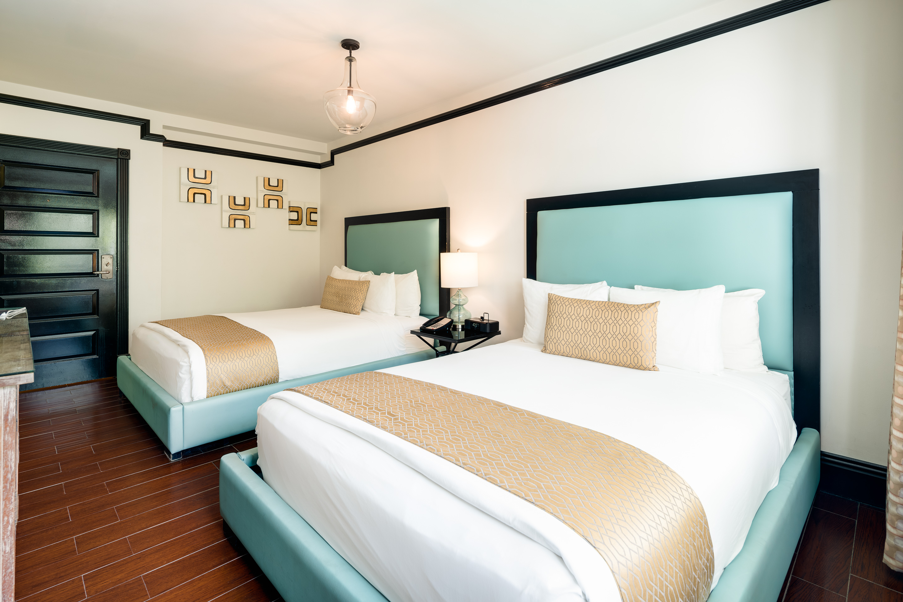 Double Two Double Beds with Views