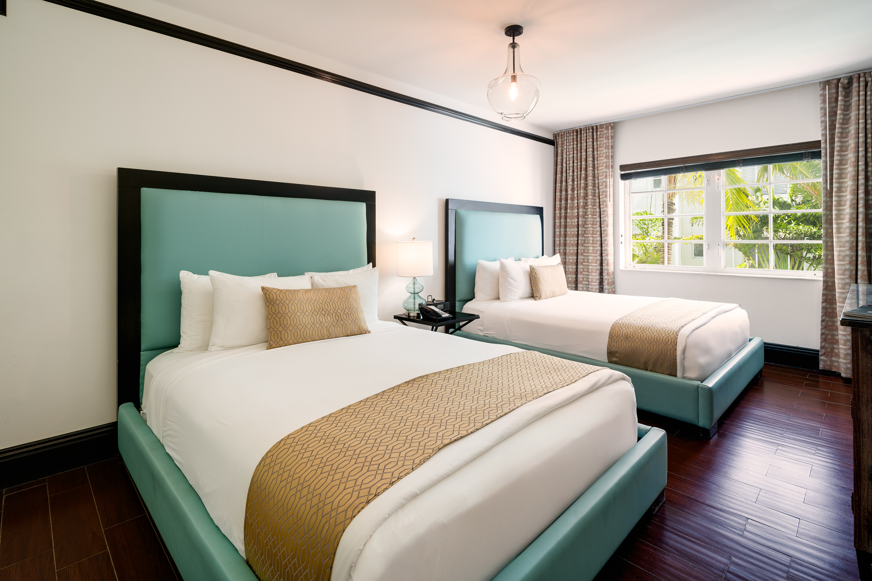 Double Two Double Beds with Views