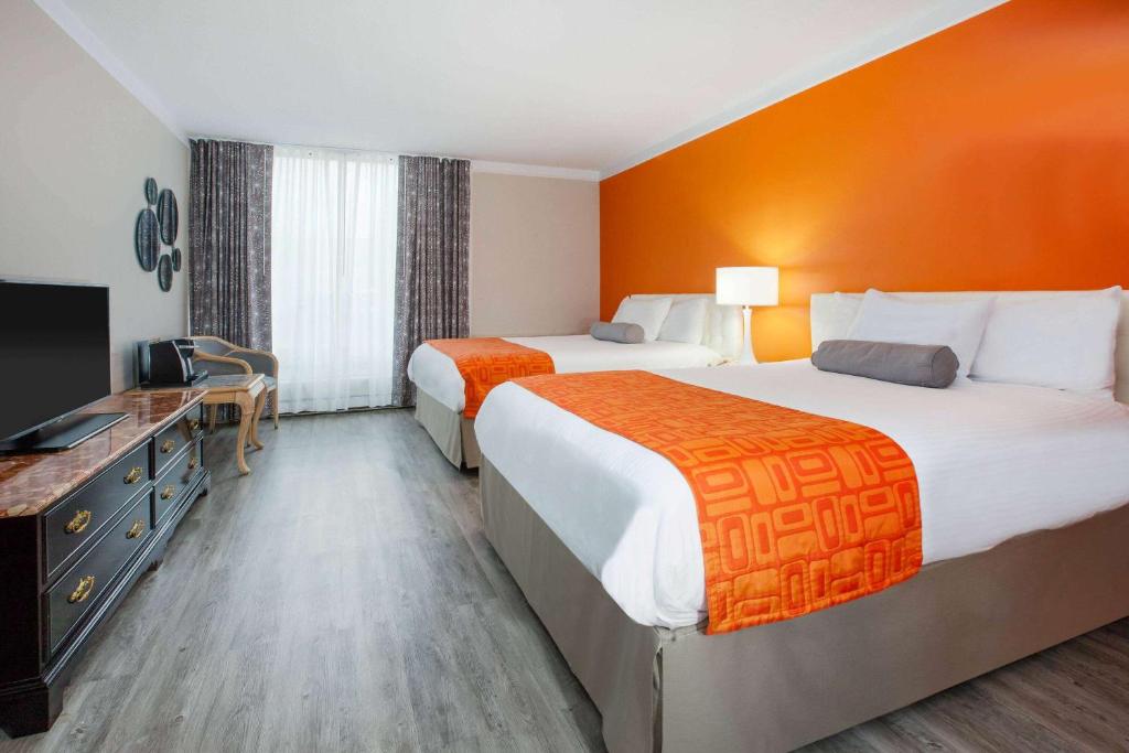 Quadruple Two Queen Beds