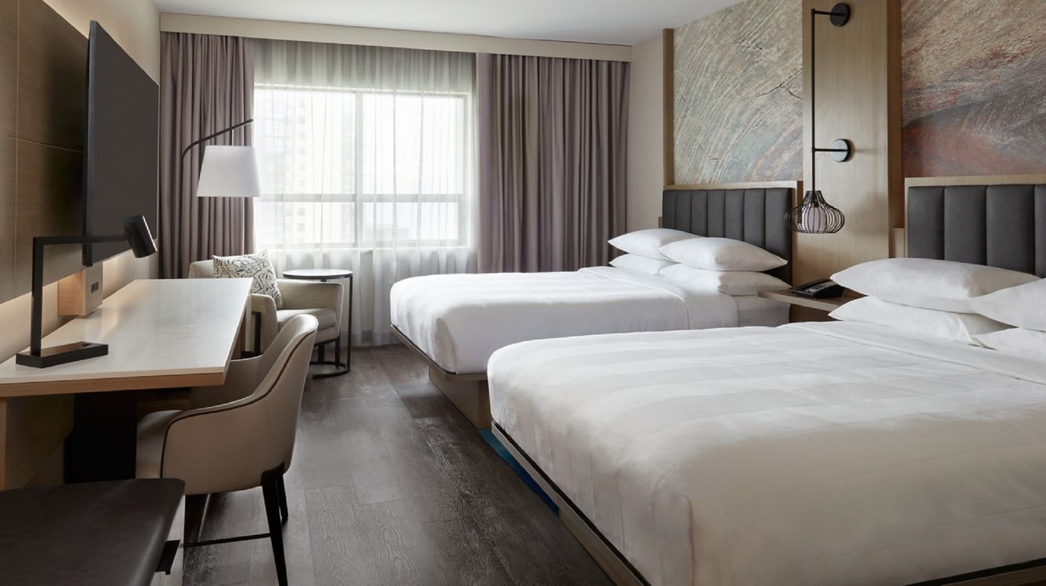 Double Two Queen Beds