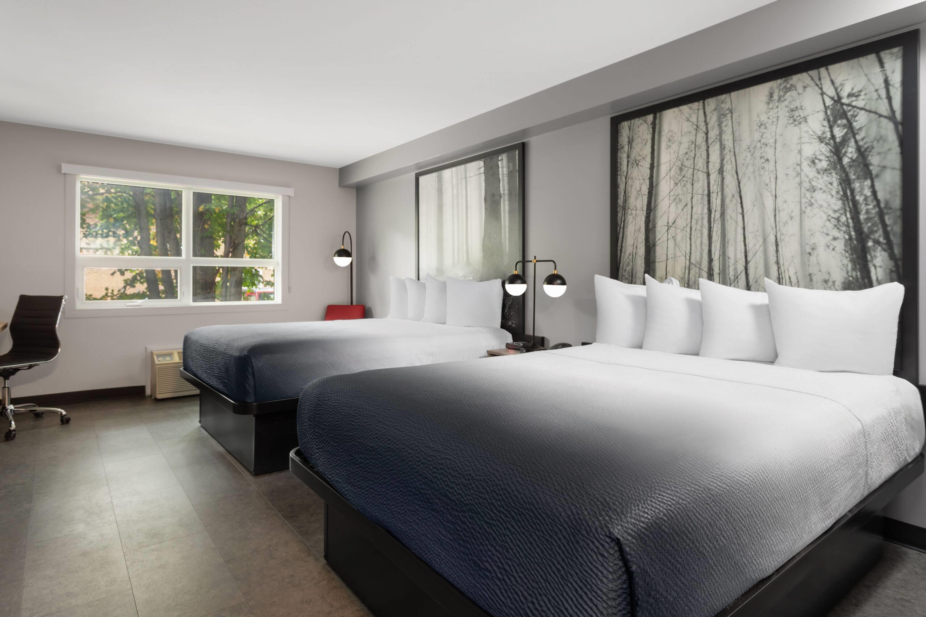 Double Two Queen Beds