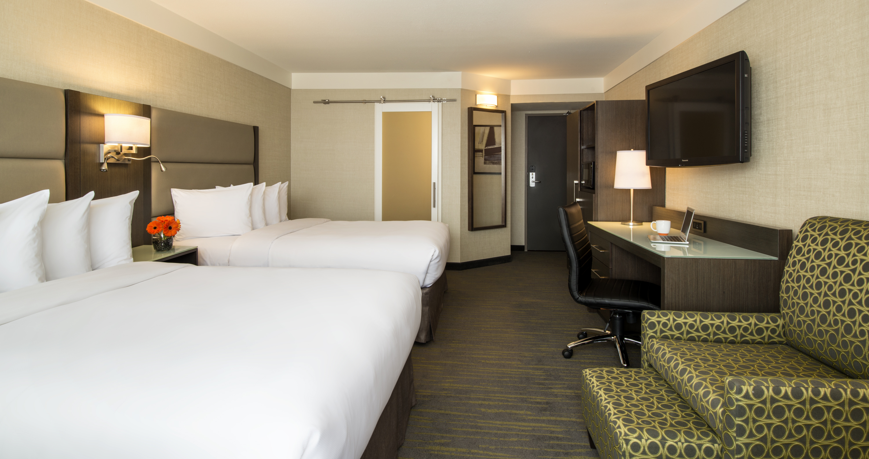 Double Two Queen Beds