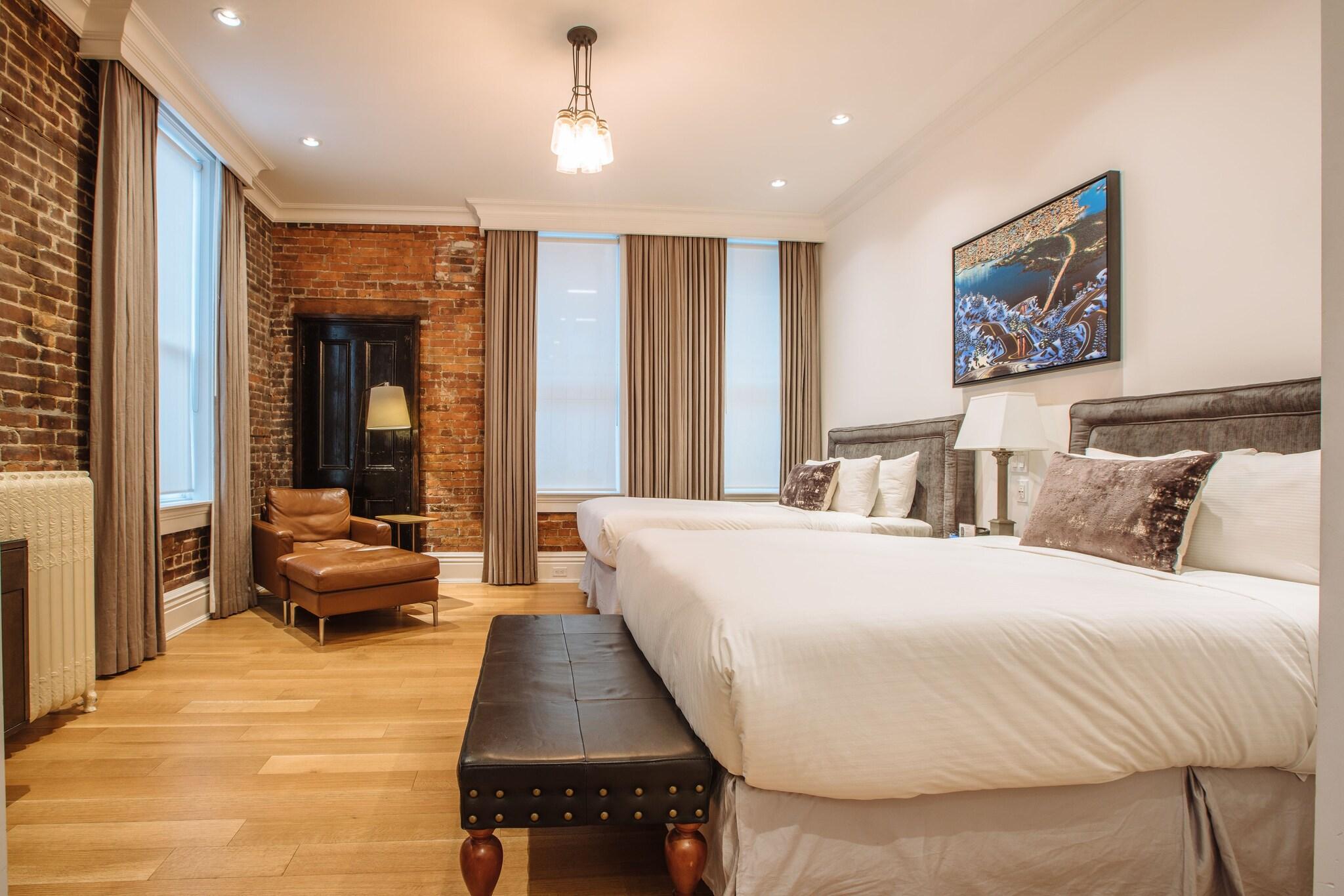 Double Two Double Beds