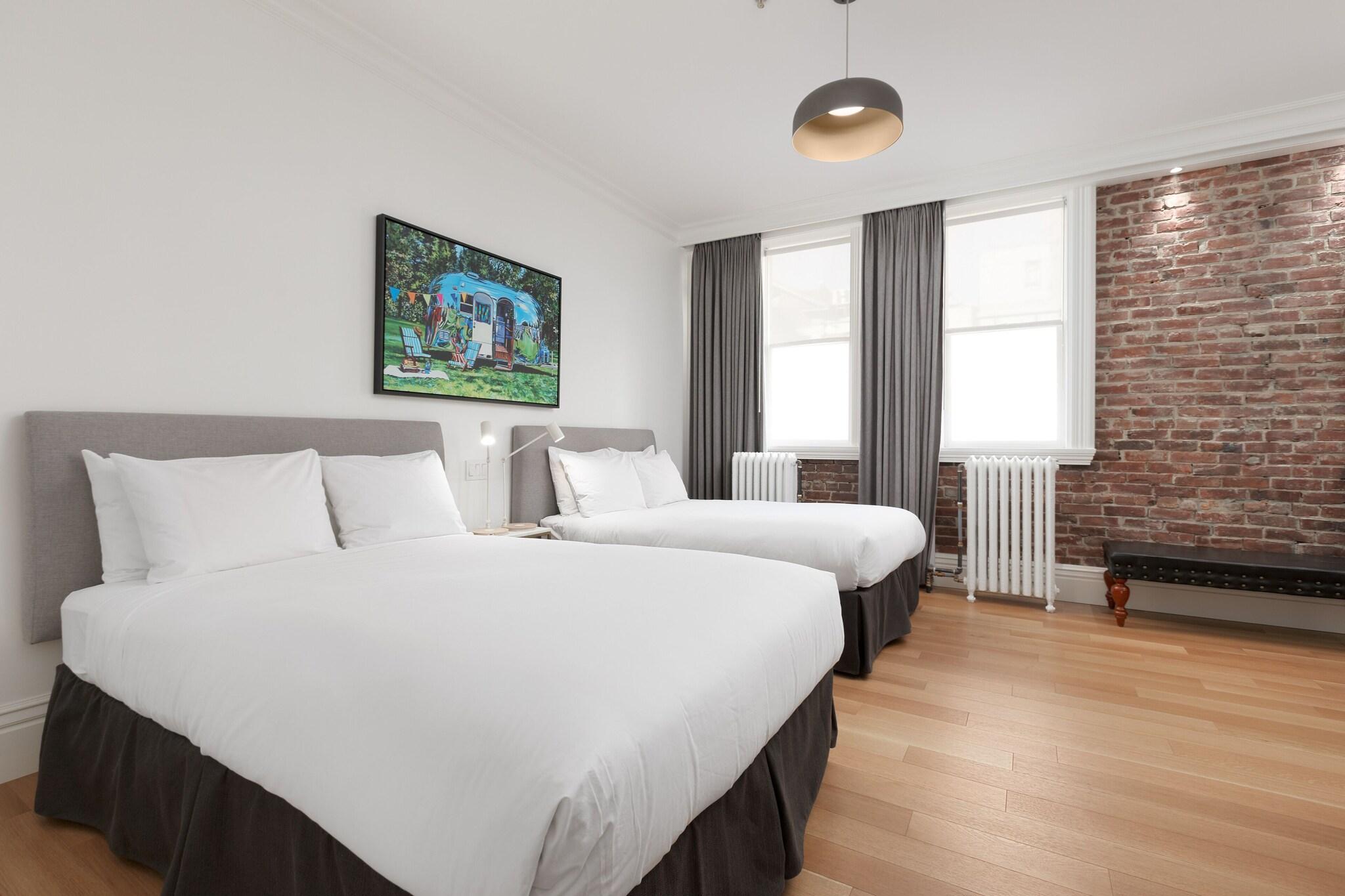 Double Two Double Beds