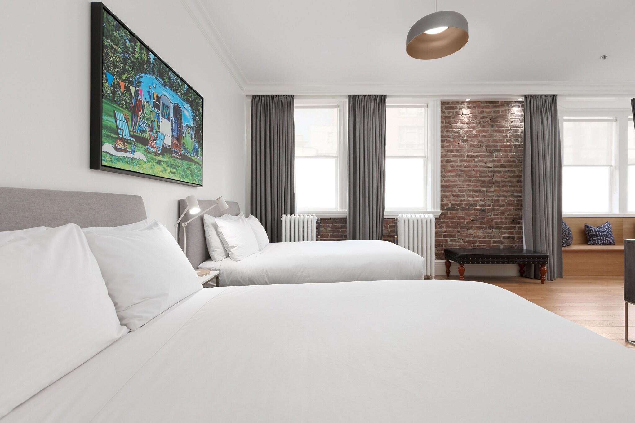 Double Two Double Beds