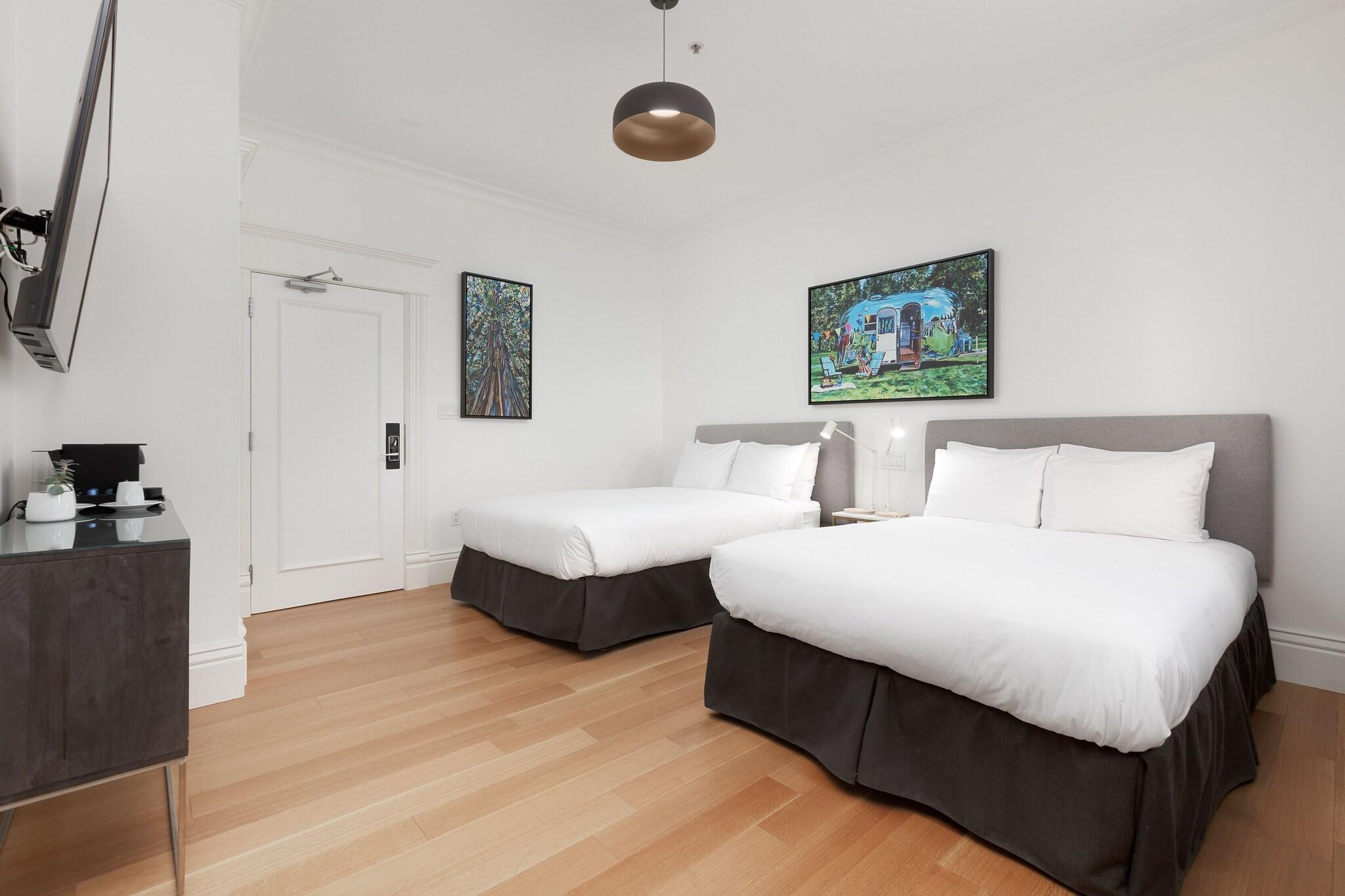 Double Two Double Beds