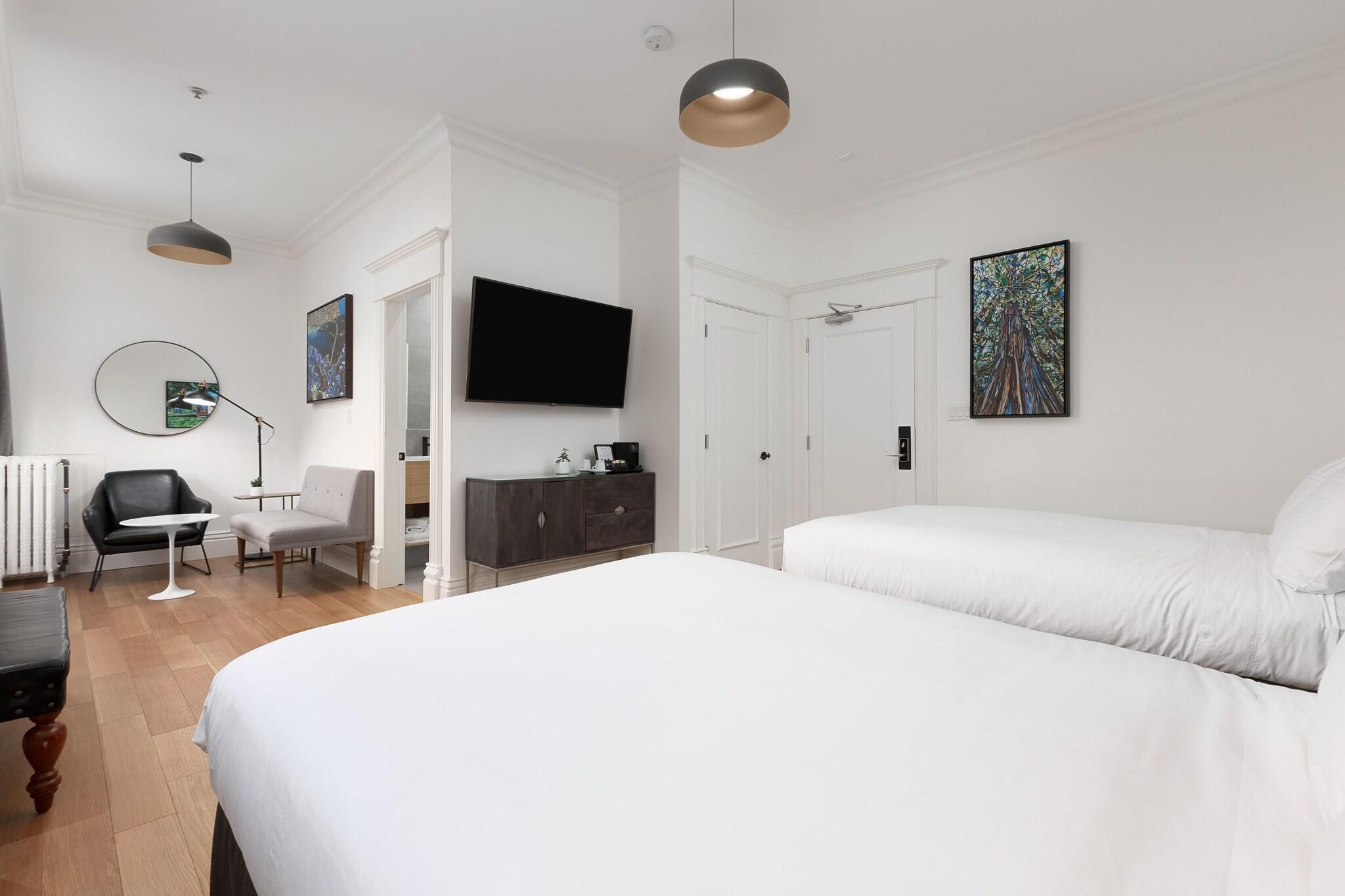 Double Two Double Beds