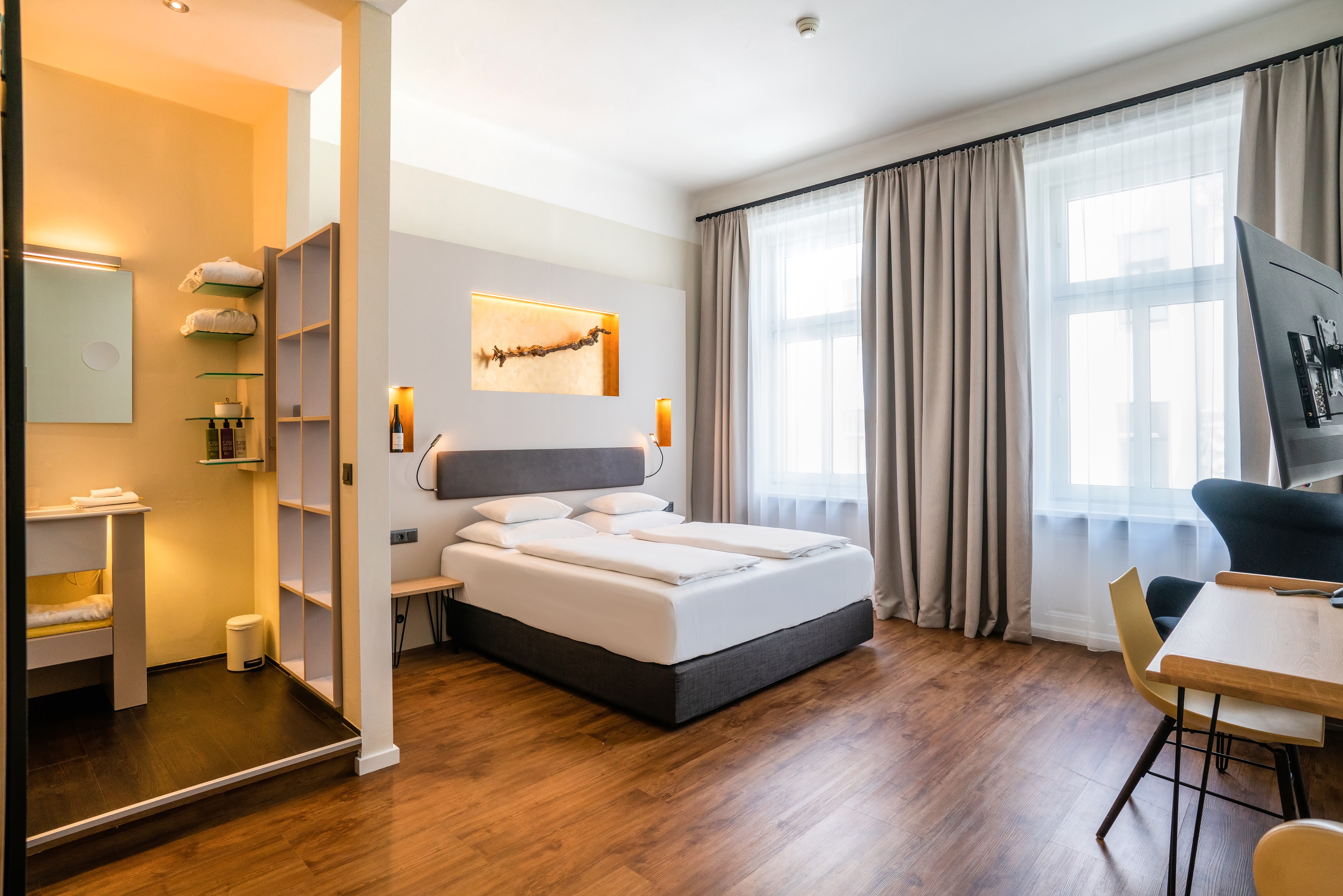 Double One Bedroom with Air Conditioning