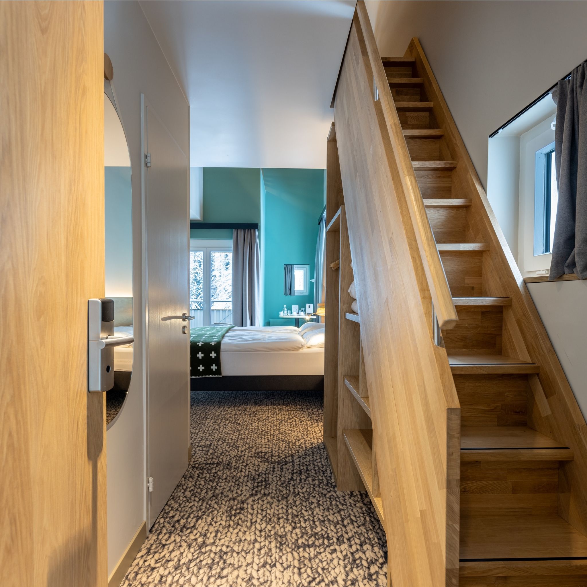 Family Room Duplex with Views