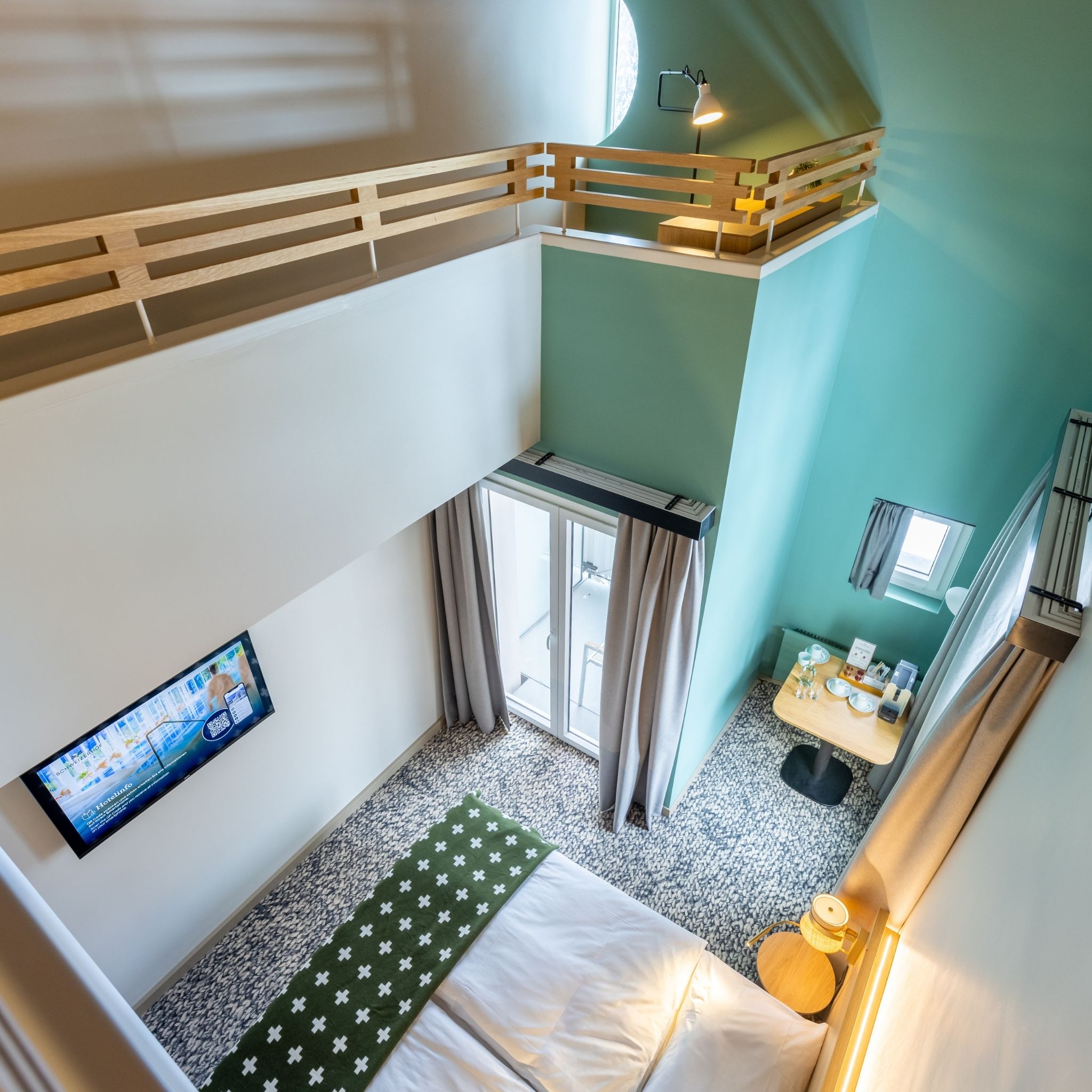 Family Room Duplex with Views