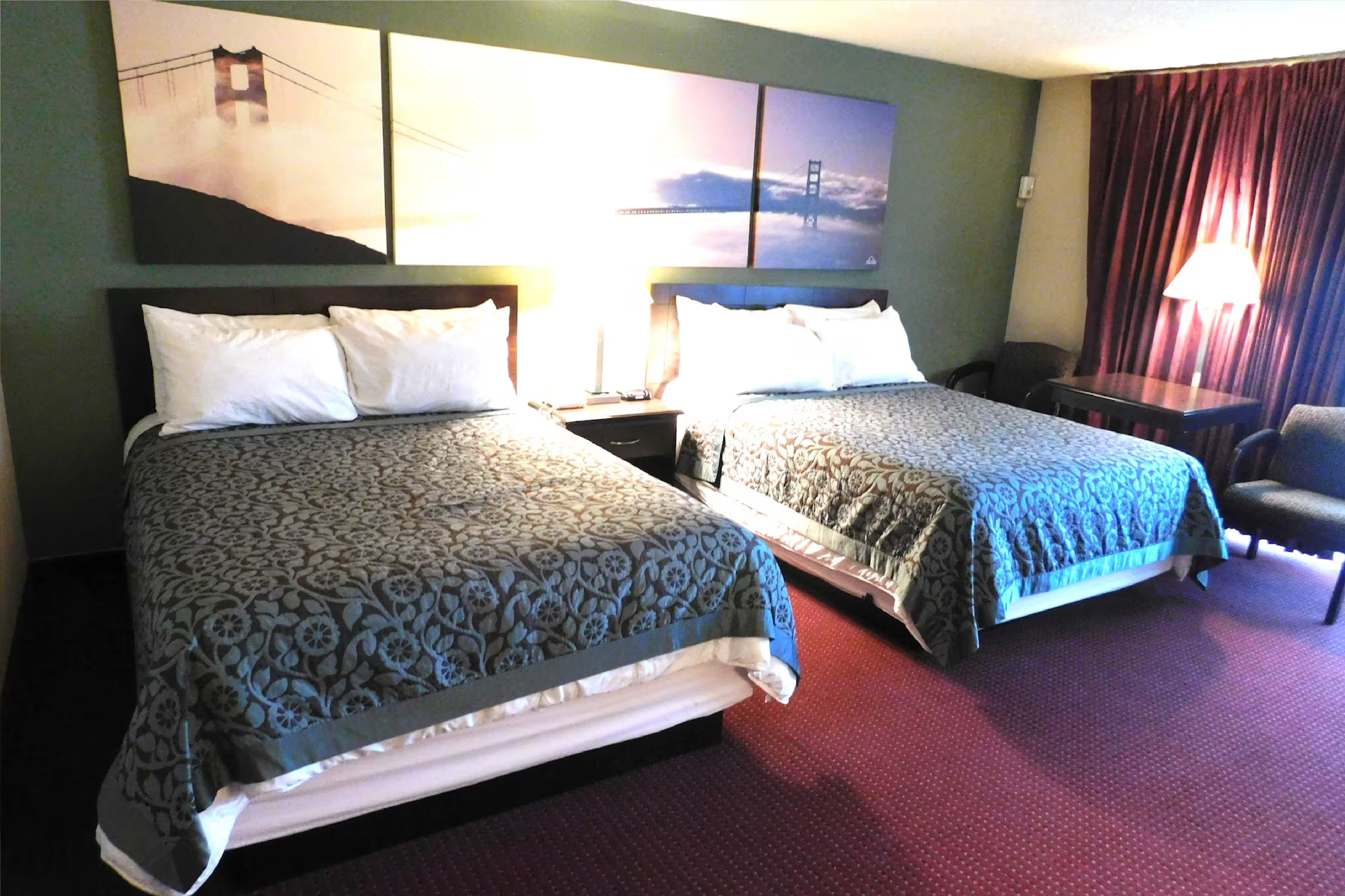 Quadruple Two Queen Beds