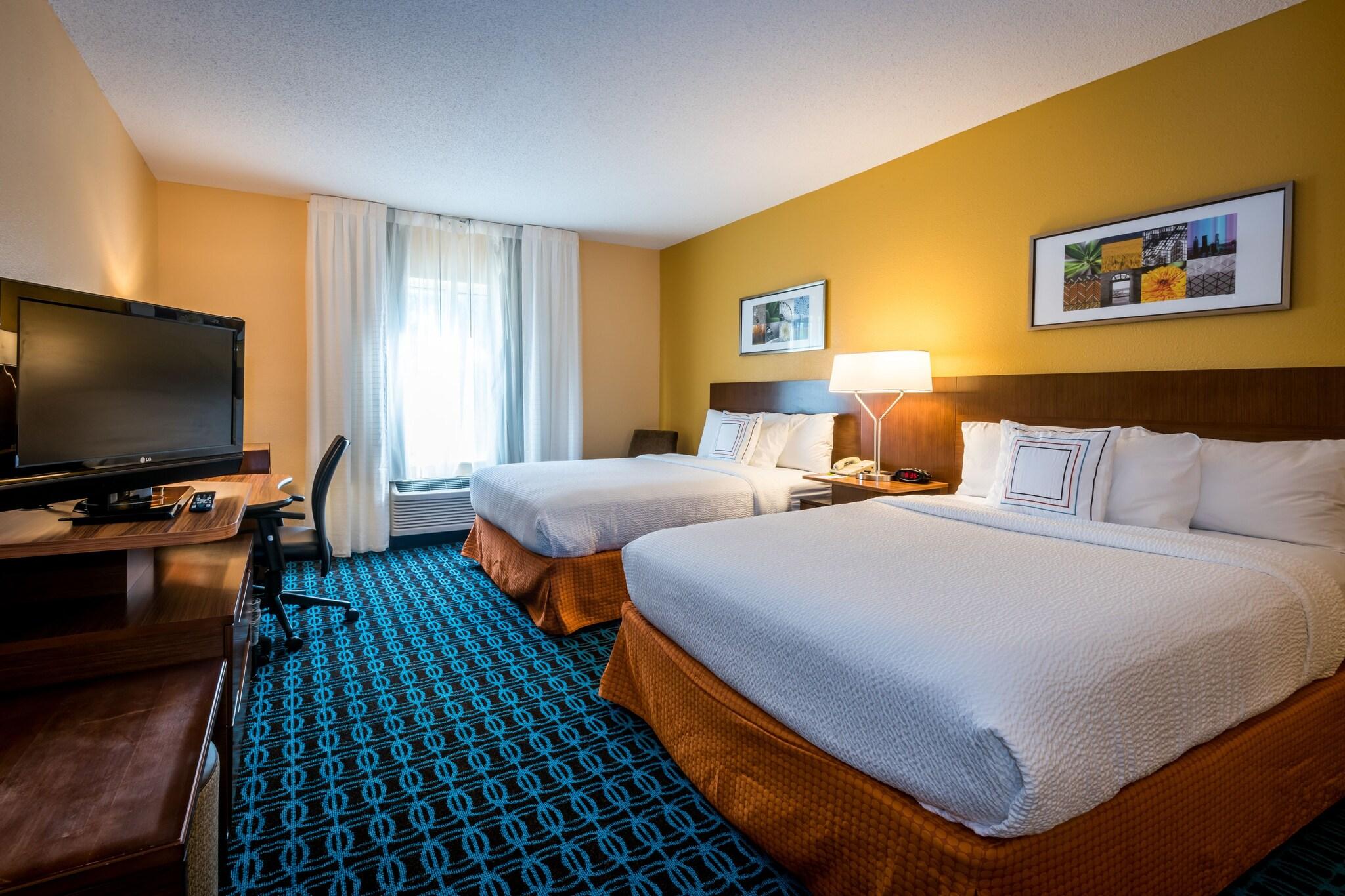 Double Two Queen Beds